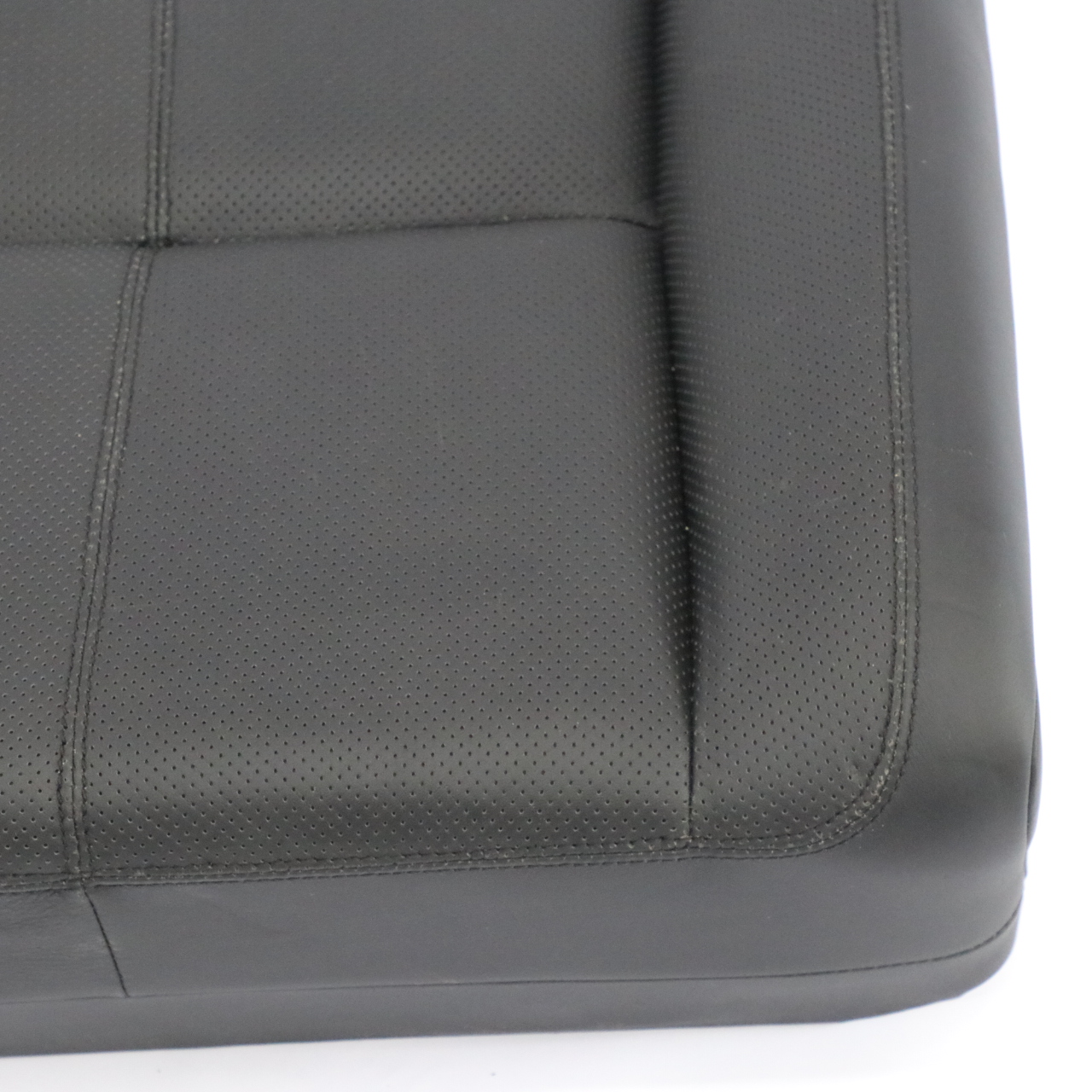 Mercedes W221 Rear Seat Cushion Cover Right O/S Leather Nappa Black