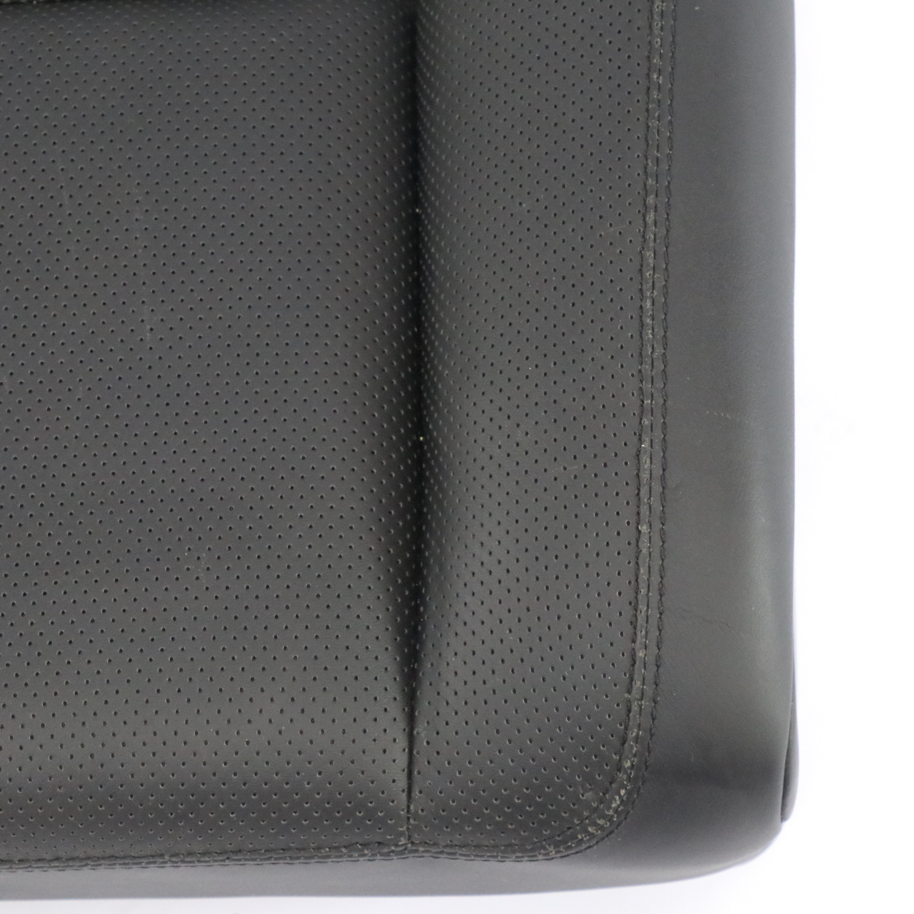 Mercedes W221 Rear Seat Cushion Cover Right O/S Leather Nappa Black