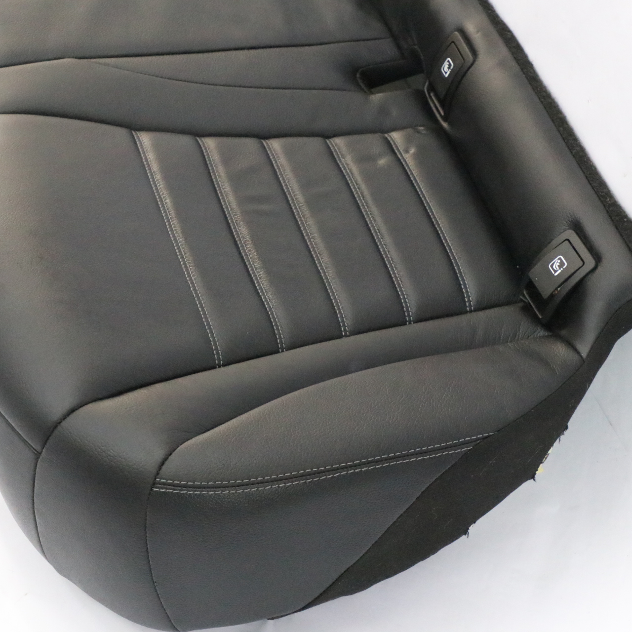 Mercedes X253 Rear Seat Bench Couch Covering Seating Trim Black Leather