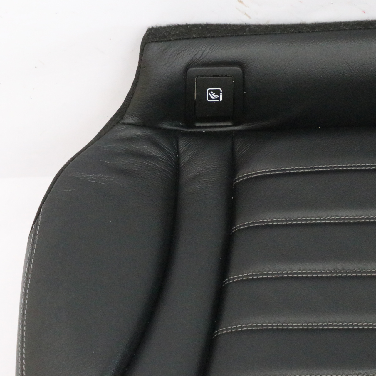 Mercedes X253 Rear Seat Bench Couch Covering Seating Trim Black Leather