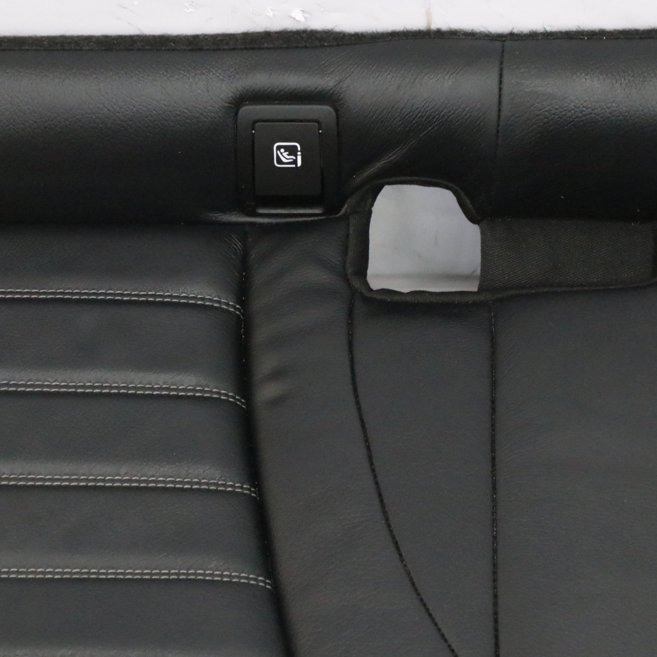 Mercedes X253 Rear Seat Bench Couch Covering Seating Trim Black Leather