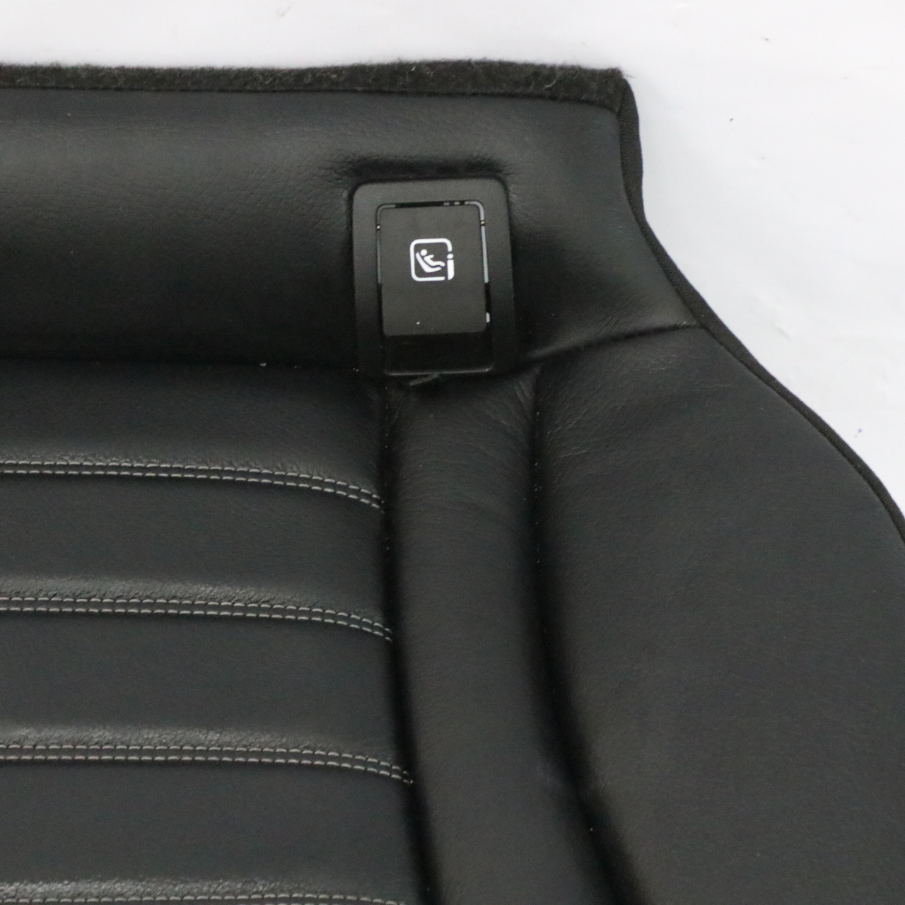 Mercedes X253 Rear Seat Bench Couch Covering Seating Trim Black Leather