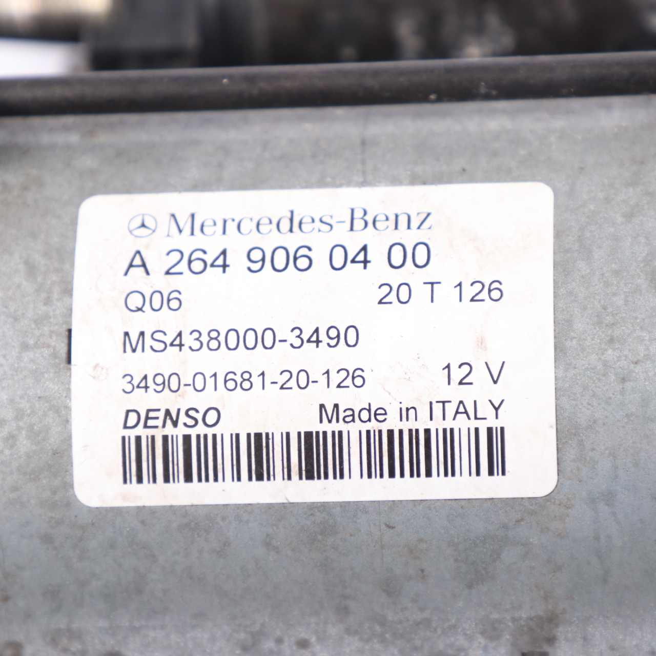 Mercedes W205 W257 Starter Engine Motor A2649060400