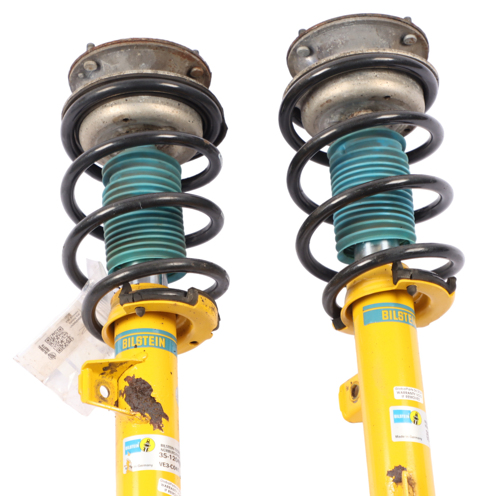 BMW E90 E91 E92 Bilstein Front Rear Left Right Suspension Strut Coil Spring Set