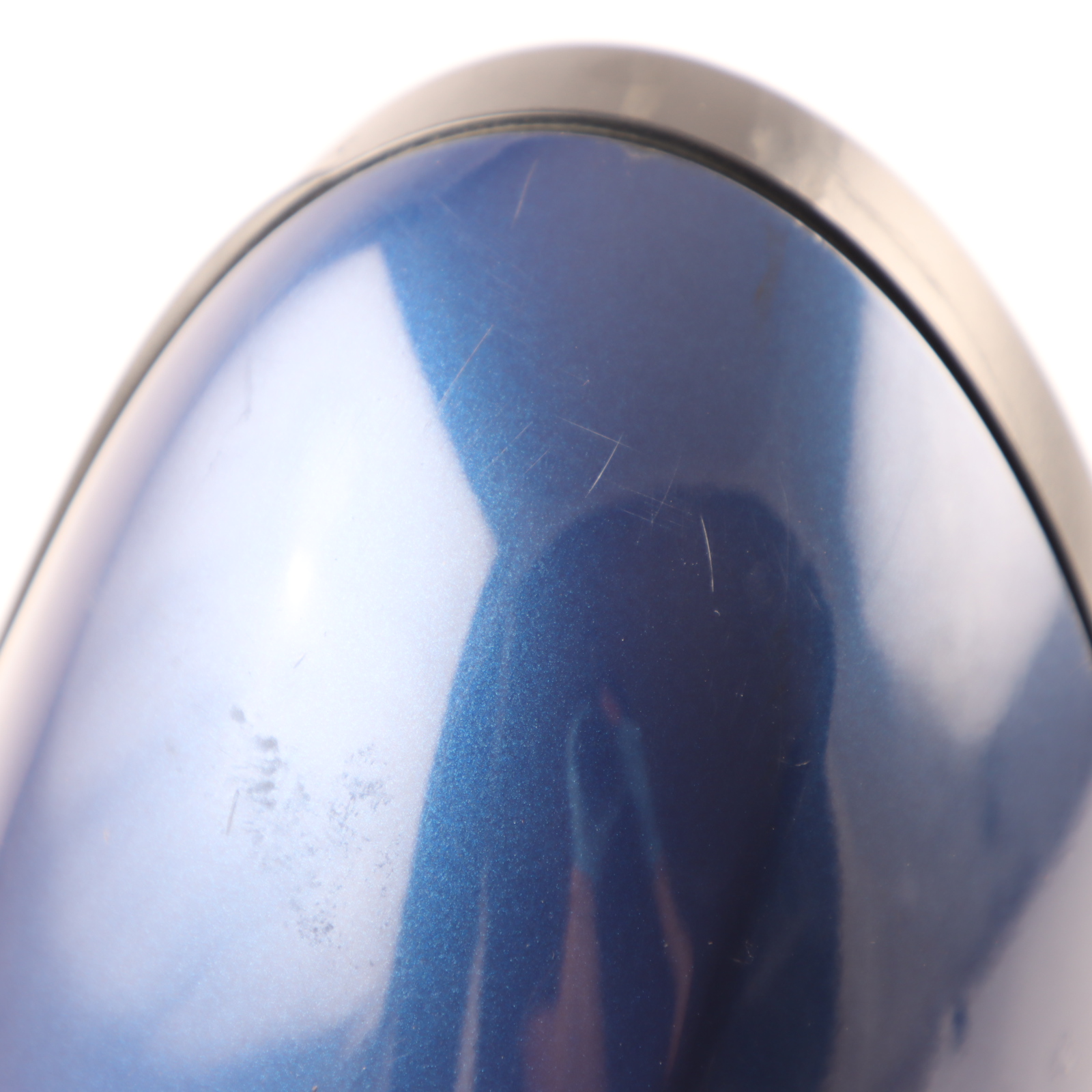 BMW E87 Heated Right Wing Mirror O/S High Gloss Le Mans Blau Blue 381