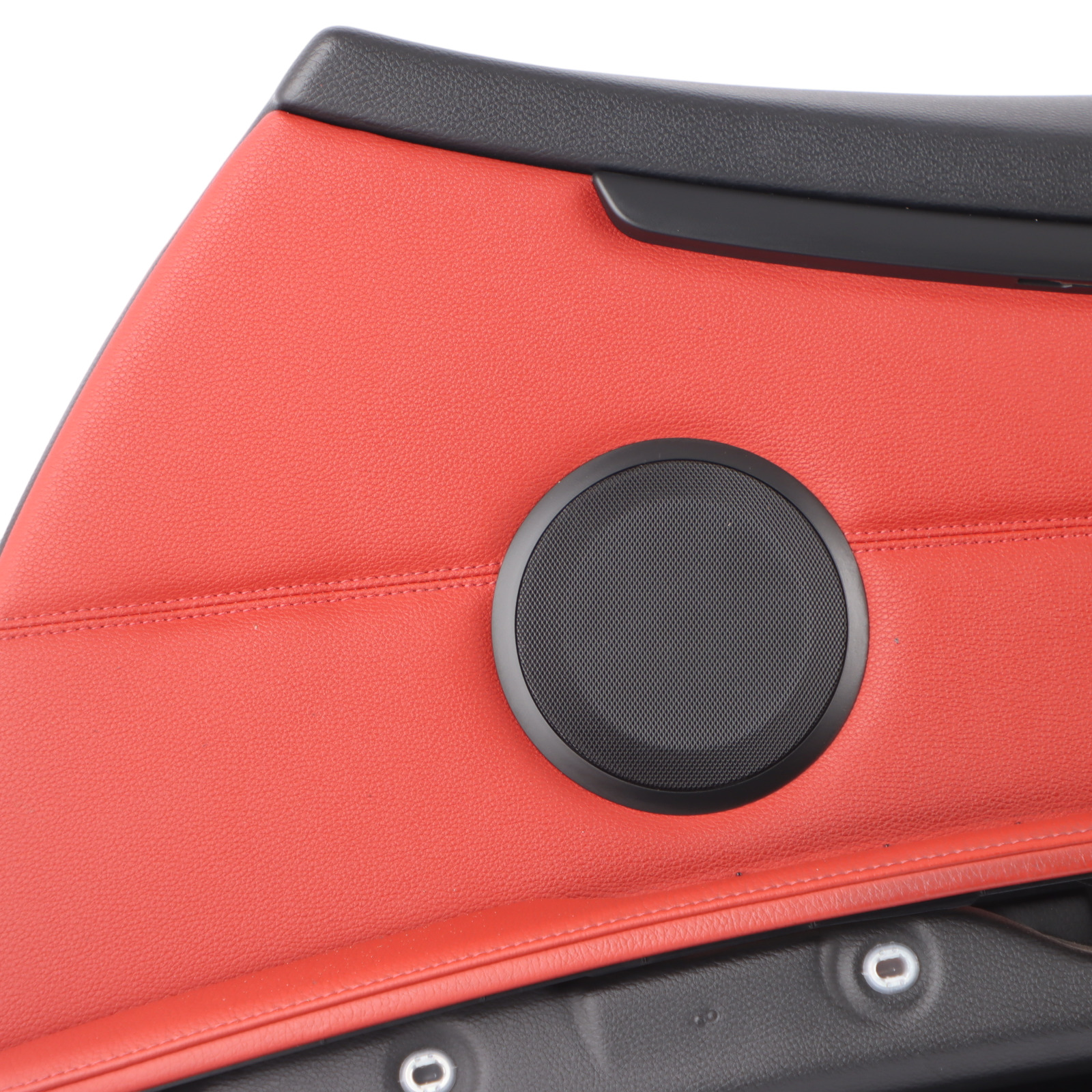 BMW E92 E93 Front Right O/S Door Card Cover Trim Panel Lining Red Leather