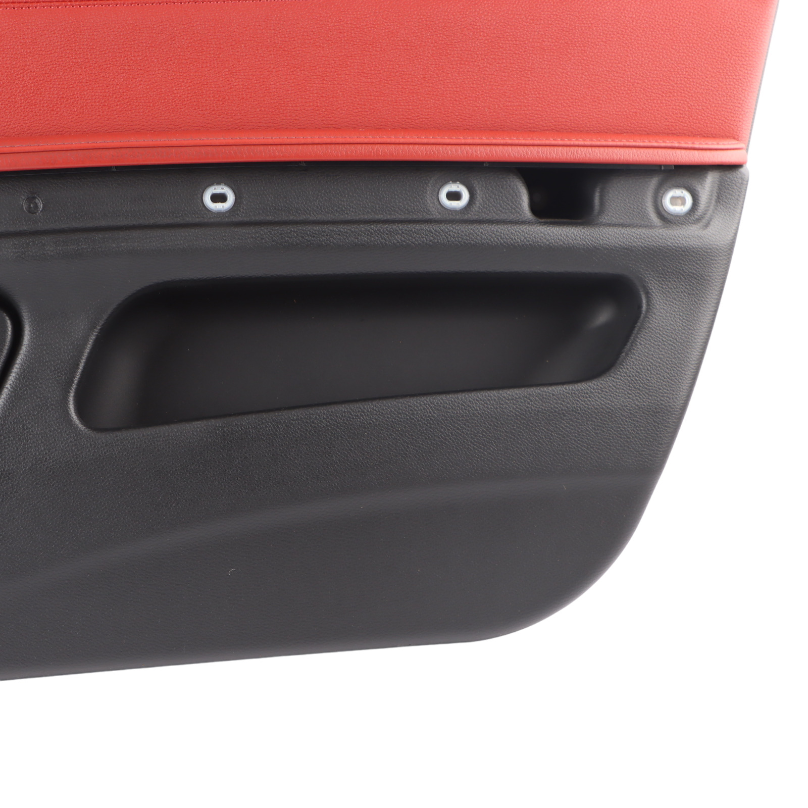 BMW E92 E93 Front Right O/S Door Card Cover Trim Panel Lining Red Leather