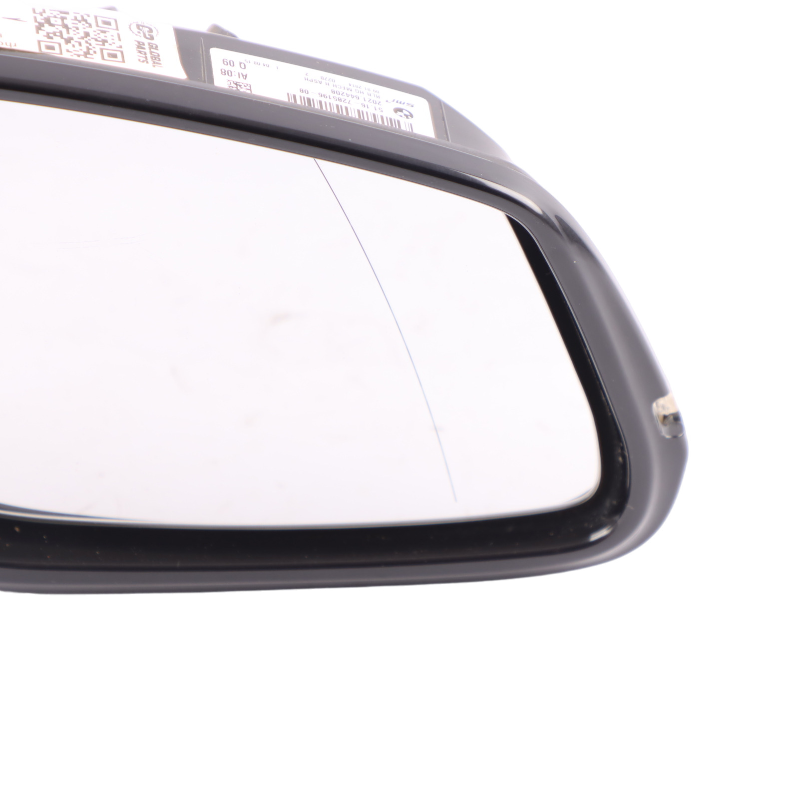 Wing Mirror BMW F32 F36 High Gloss Heated Right O/S Outside 6 Pins Black