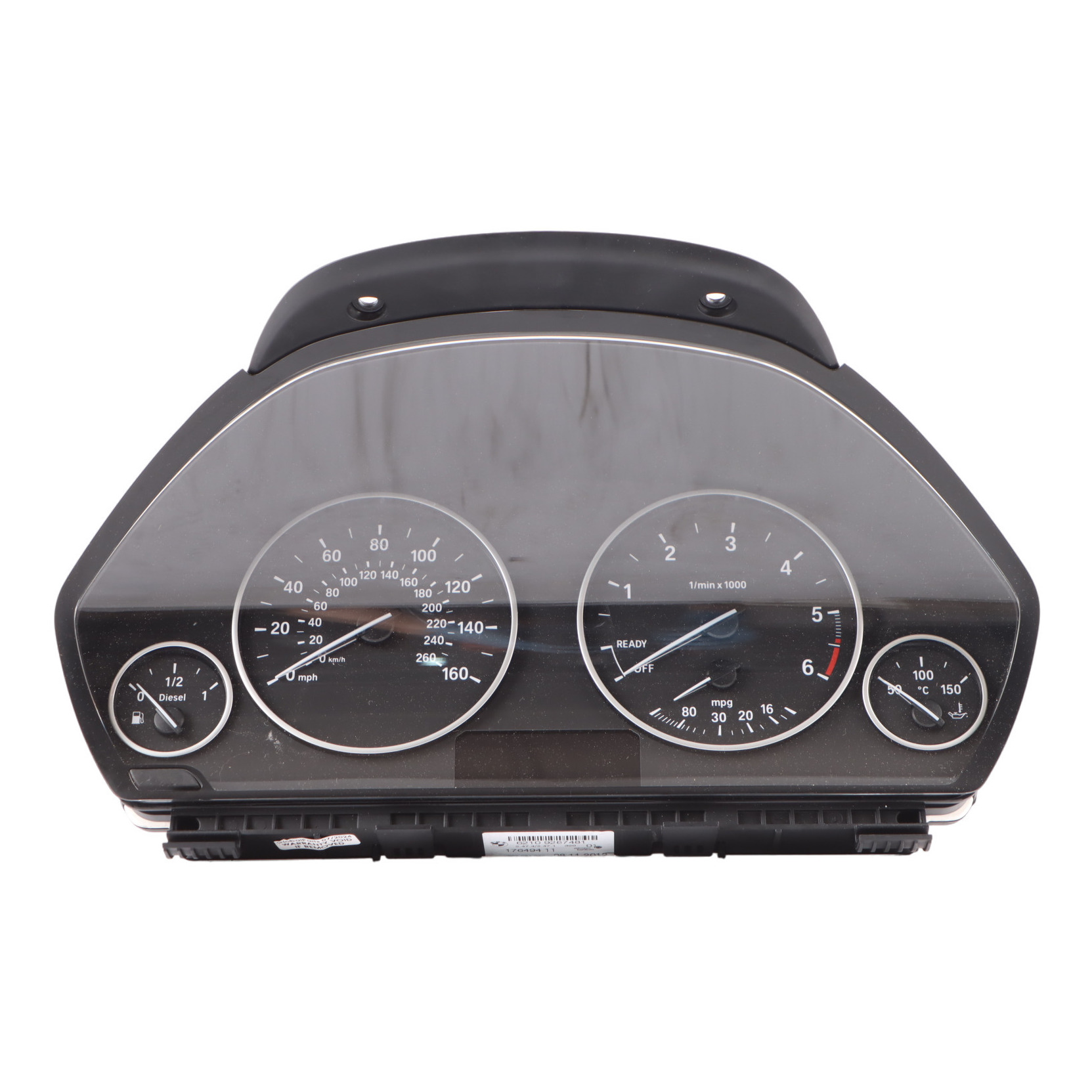 BMW 3 4 F30 F31 F32 Instrument Cluster Speedo Clocks MPH Automatic 9287481