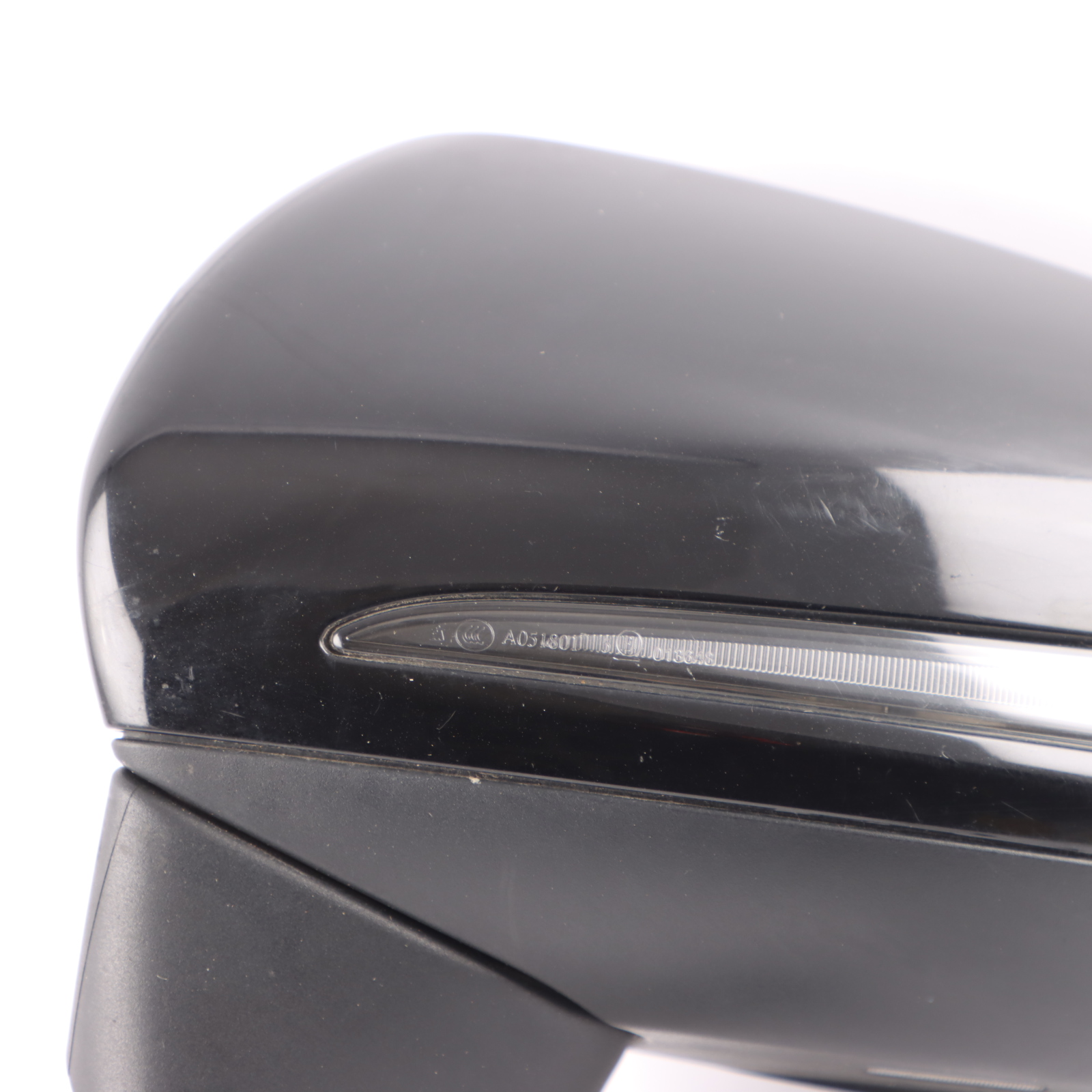 Mercedes C205 Coupe Wing Mirror Left N/S Obsidian Black Metallic - 197 