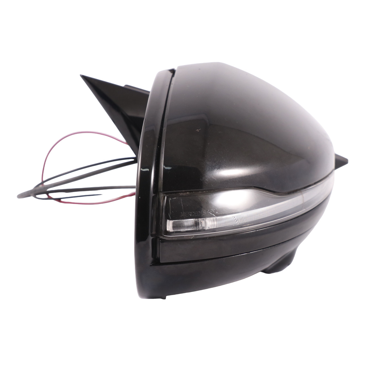 Mercedes W213 Right O/S Door Wing Mirror Camera Obsidian Black - 197