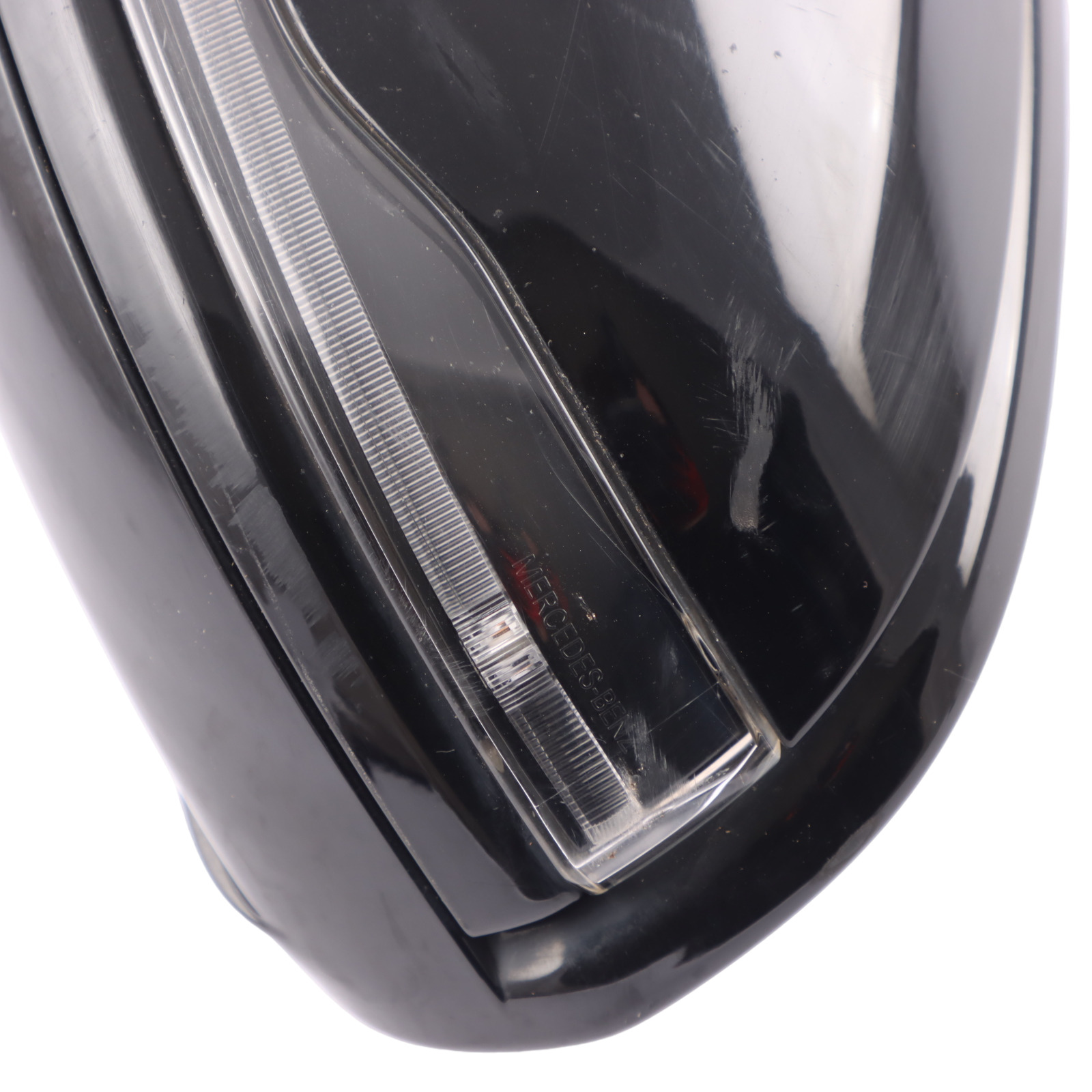 Mercedes W213 Wing Mirror Outside Door Left N/S Obsidian Black - 197