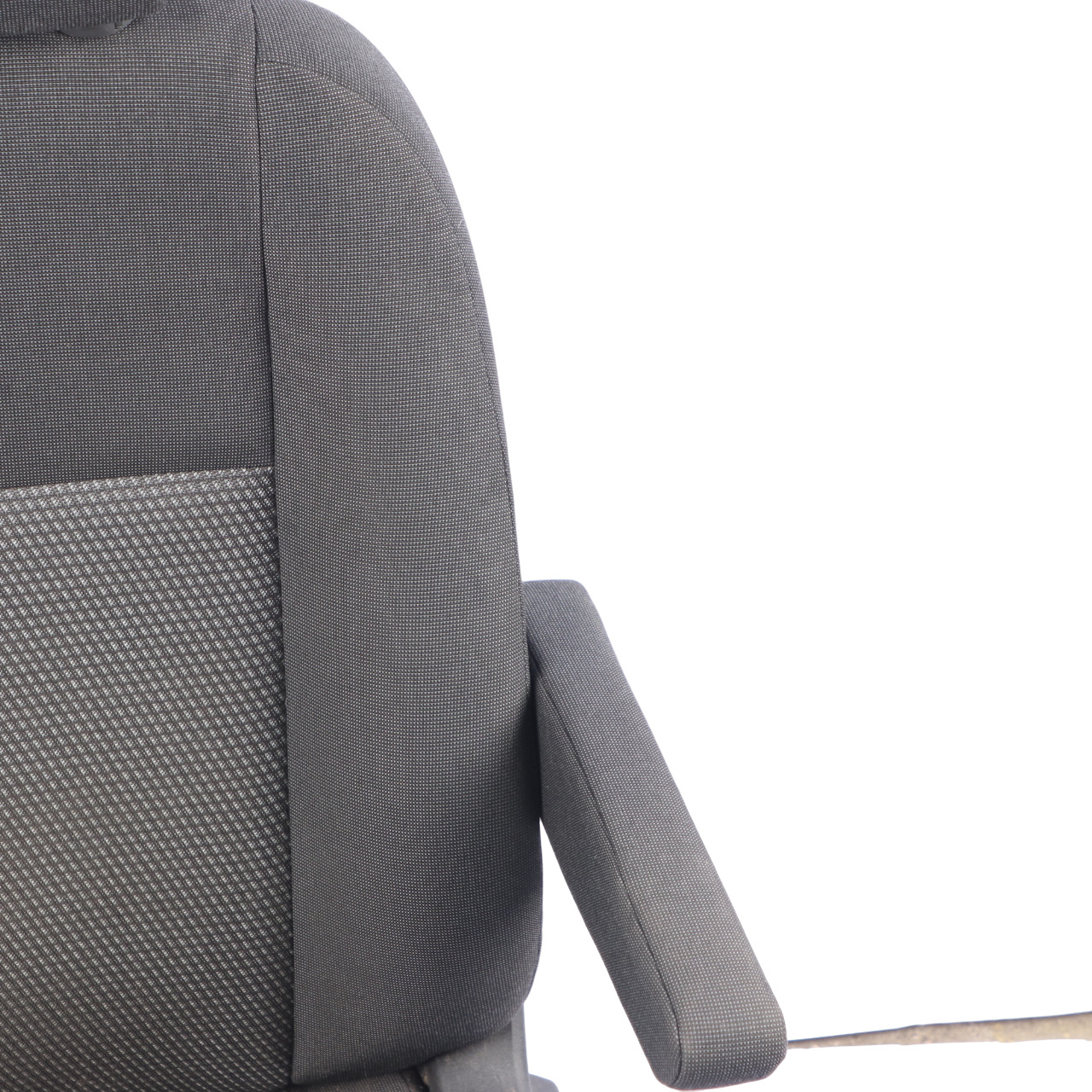 Ford Transit MK8 Front Seat Right O/S Driver's Side Double Seat Cloth Black