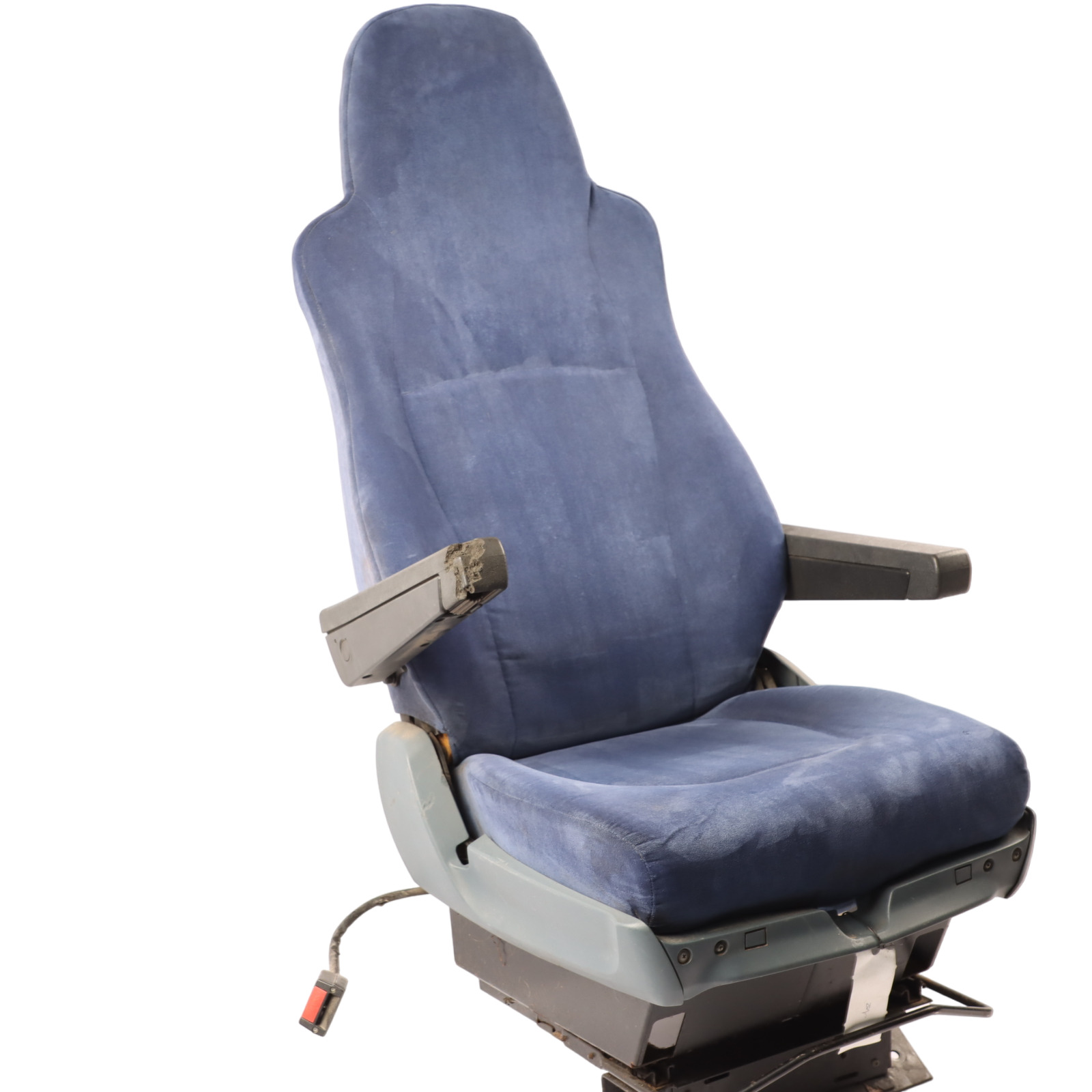 DAF 85CF Front Left Seat N/S Passenger Interior Blue Cloth Fabric