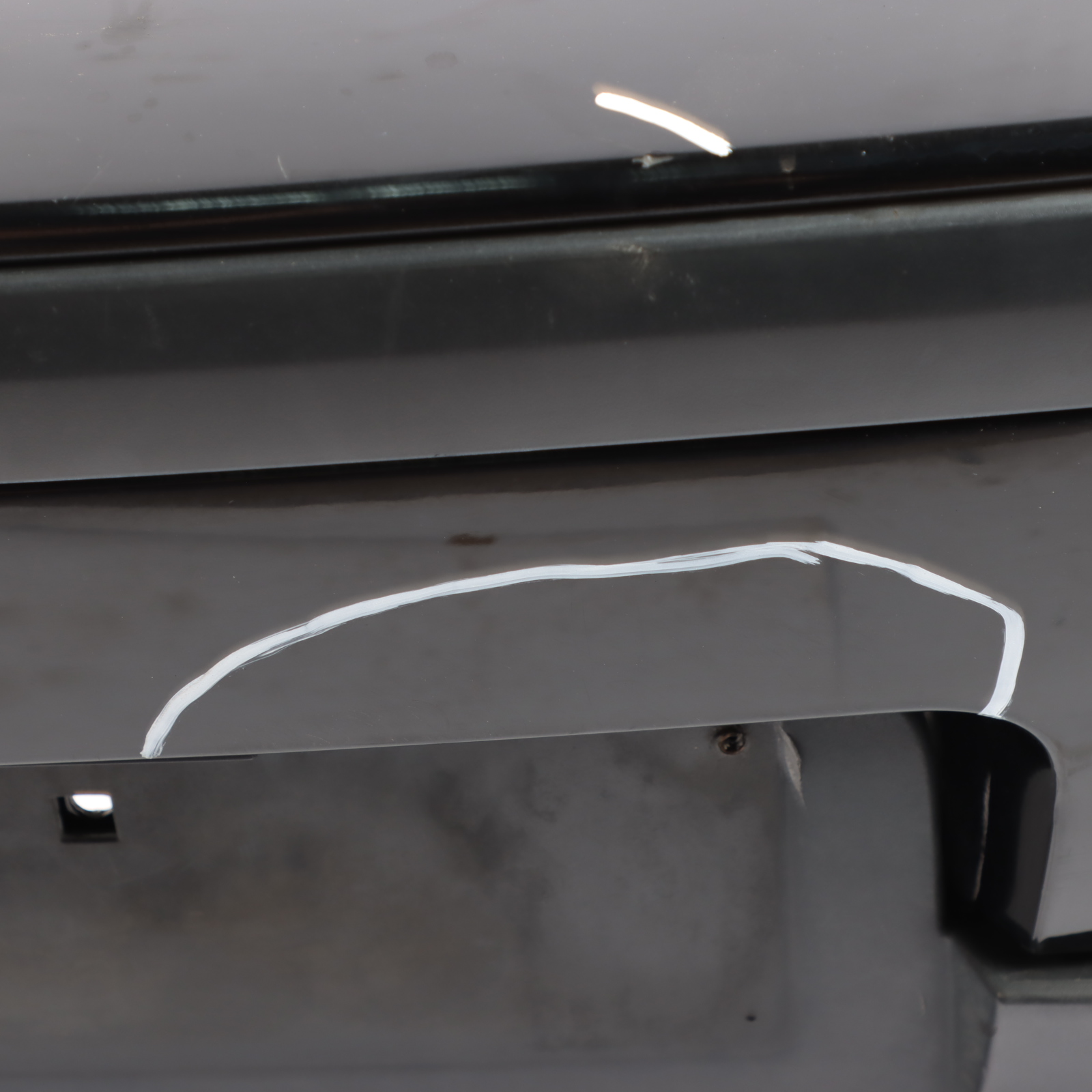 BMW E87 Rear Bumper Trim Panel Covering Schwarz 2 Black - 668