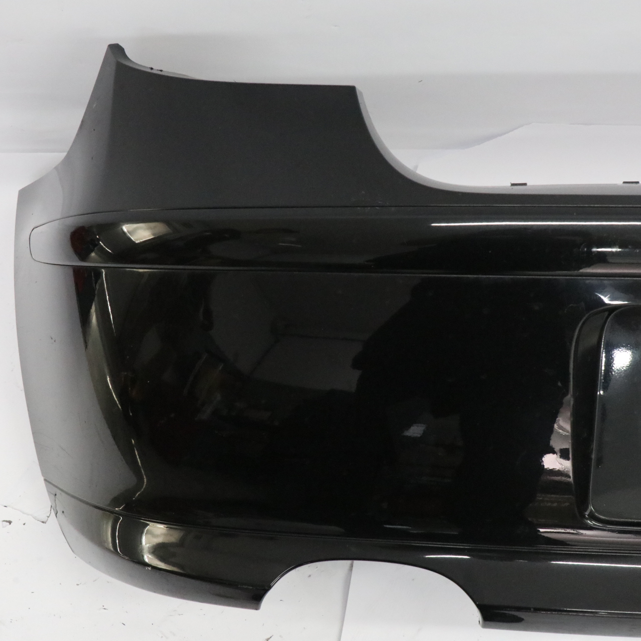 Rear Bumper BMW E81 E87 LCI Trim Panel Black Sapphire Metallic - 475