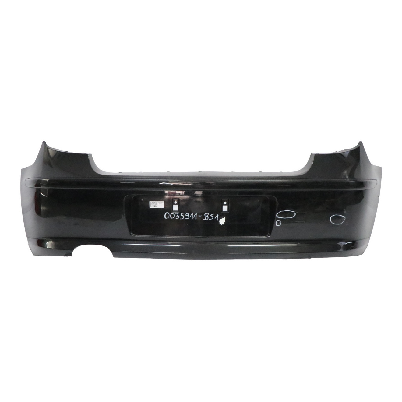 Rear Bumper BMW E81 E87 LCI Trim Panel Black Sapphire Metallic - 475