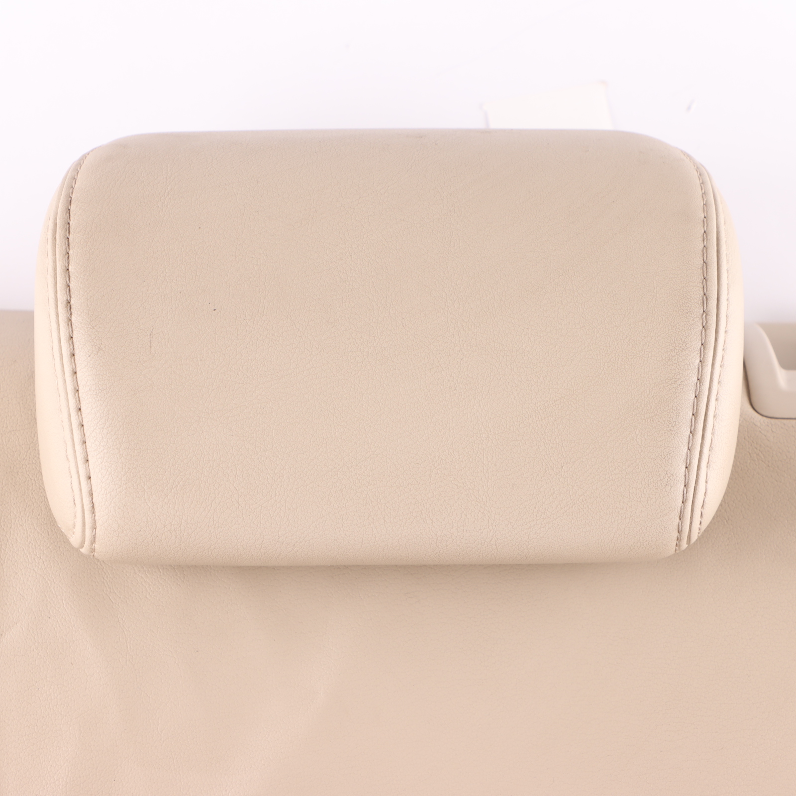 Skoda Octavia II Rear Seat Backrest Left N/S Cover Leather Ivory Beige 