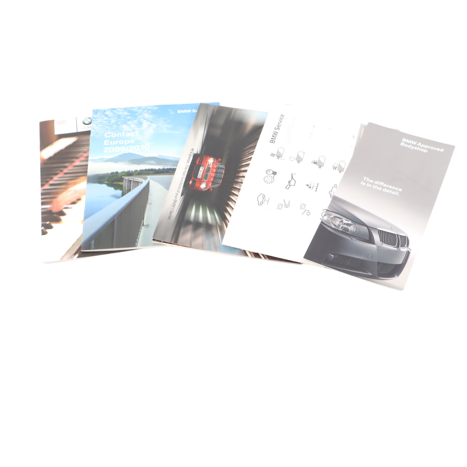 BMW E81 E87 LCI Owner's Handbook Service Booklet Book Set Case Wallet