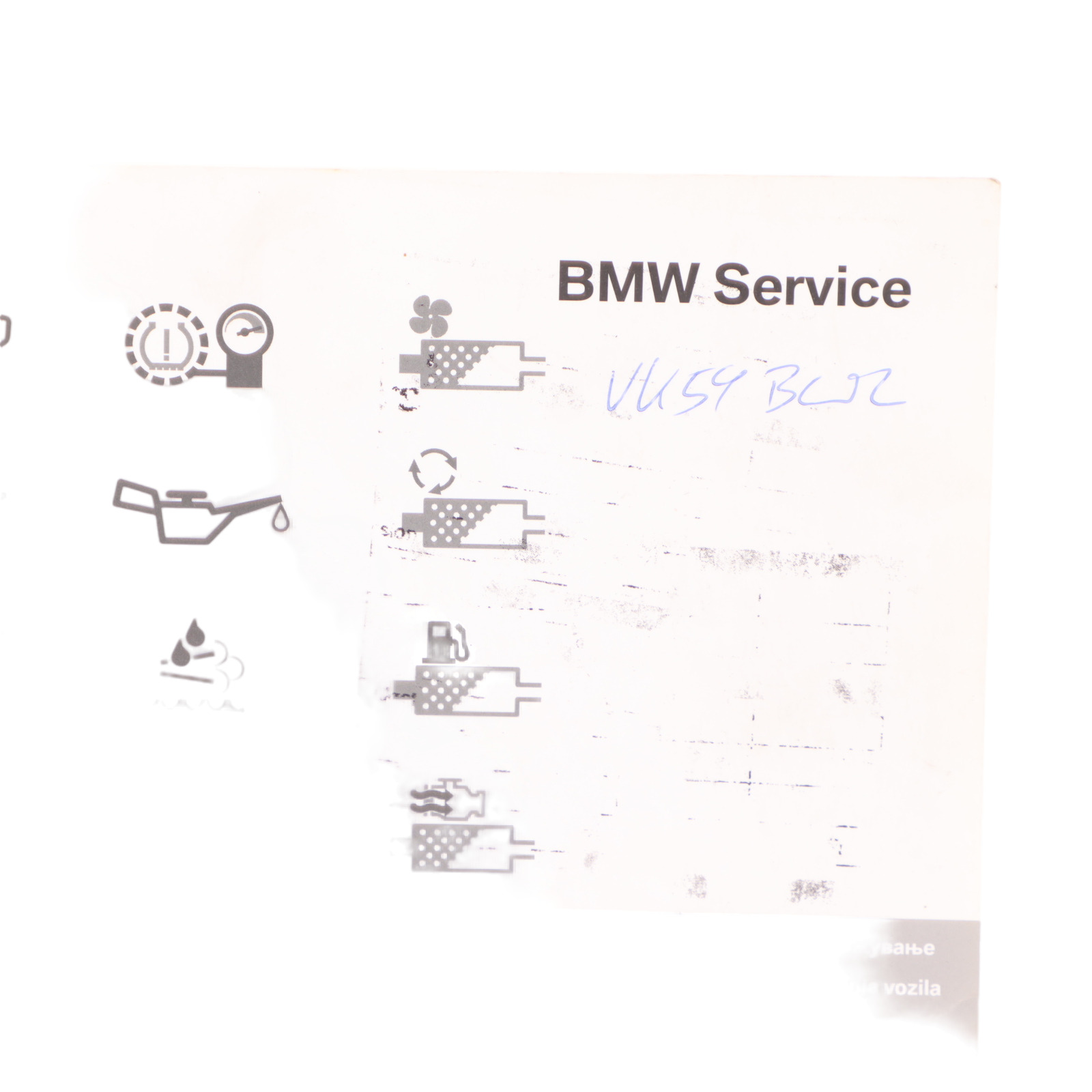 BMW E81 E87 LCI Owner's Handbook Service Booklet Book Set Case Wallet