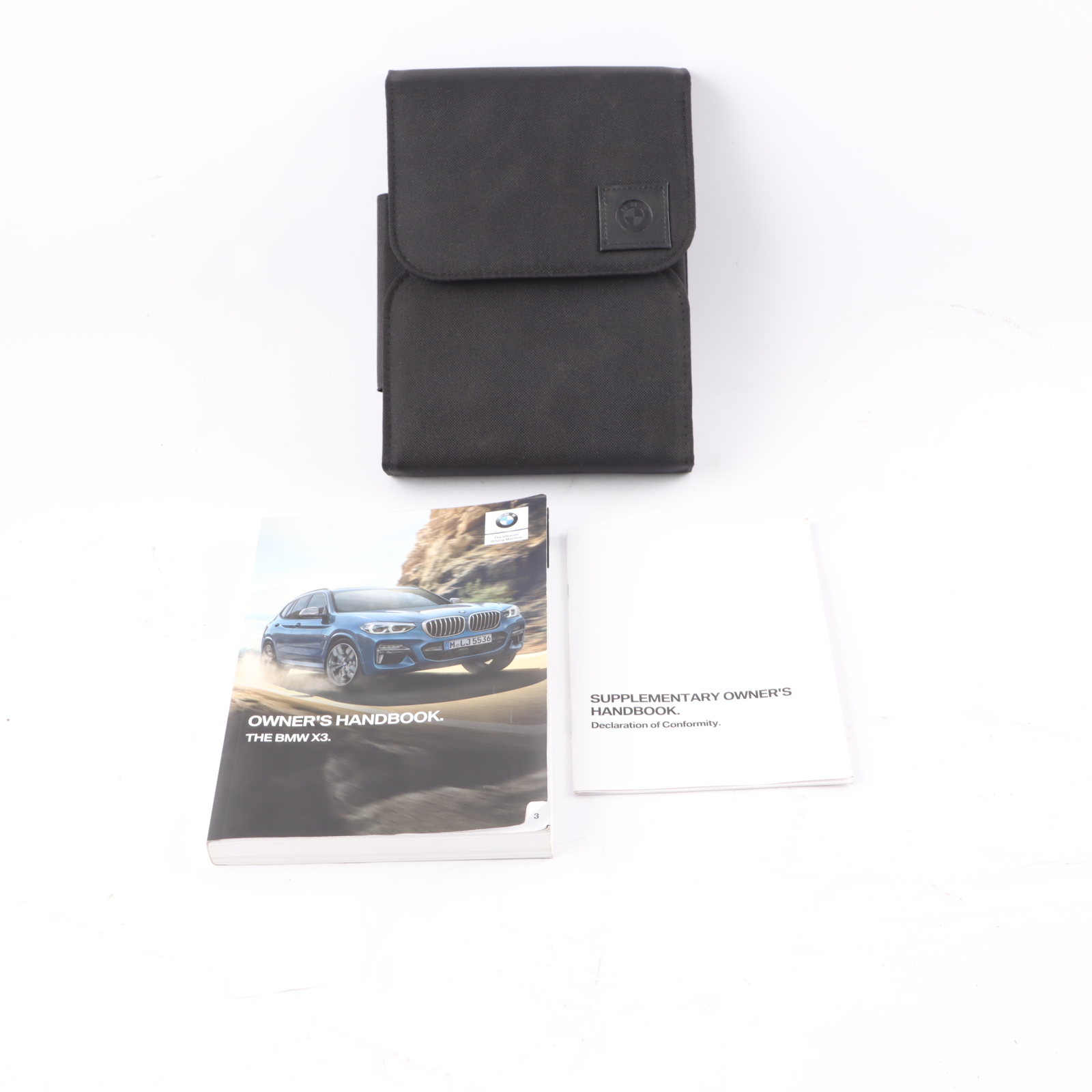 BMW X3 G01 Owner's Handbook Instruction Book Set Wallet Case Pouch 2989817