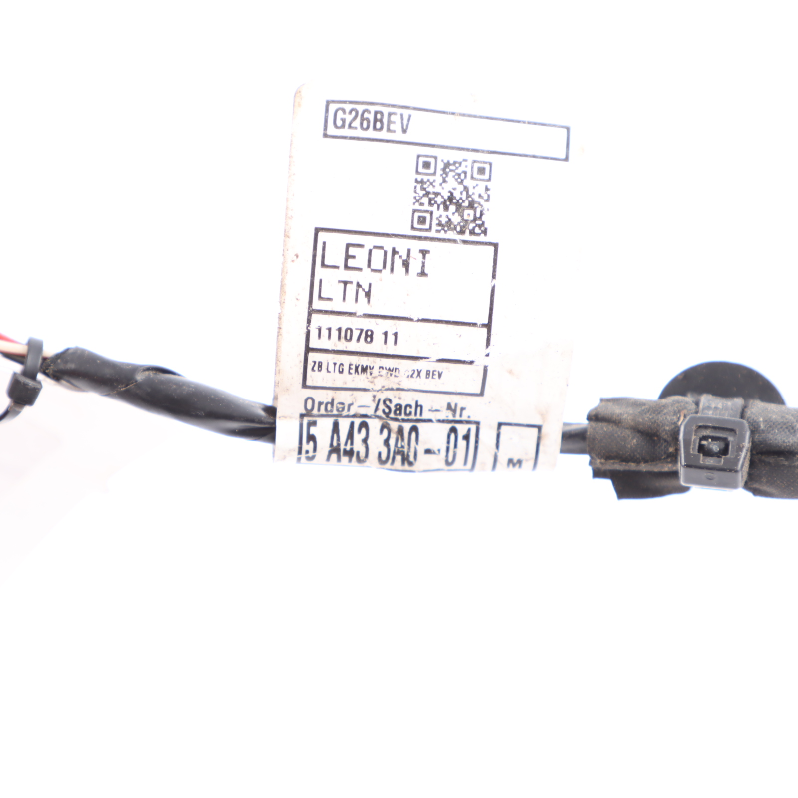 BMW i4 G26 Air Conditioning Pump Wiring Harness Cable 5A433A0