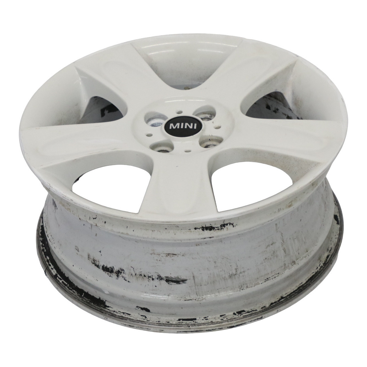 Mini R50 R52 R53 White Wheel Light Alloy Rim 17" 7J ET:47 5-Star 91 6764099