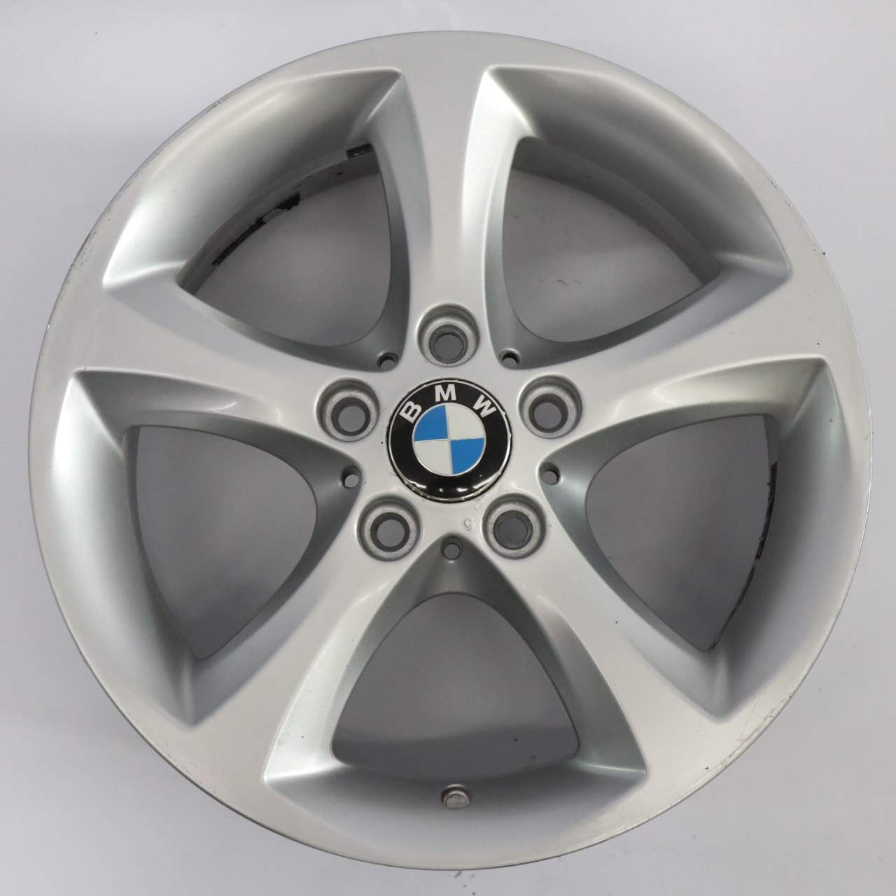 BMW E81 E82 E87 E88 Silver Wheel Alloy Rim 17" 7J Start Spoke 256 ET:47 6778219