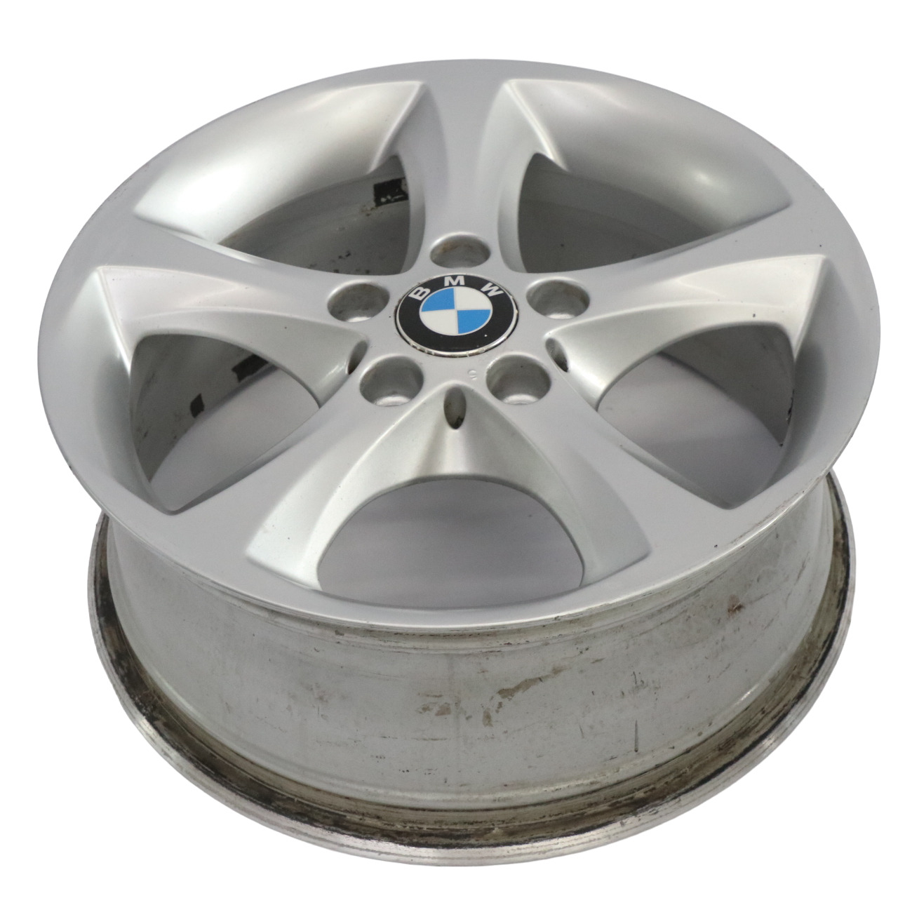 BMW E81 E82 E87 E88 Silver Wheel Alloy Rim 17" 7J Start Spoke 256 ET:47 6778219