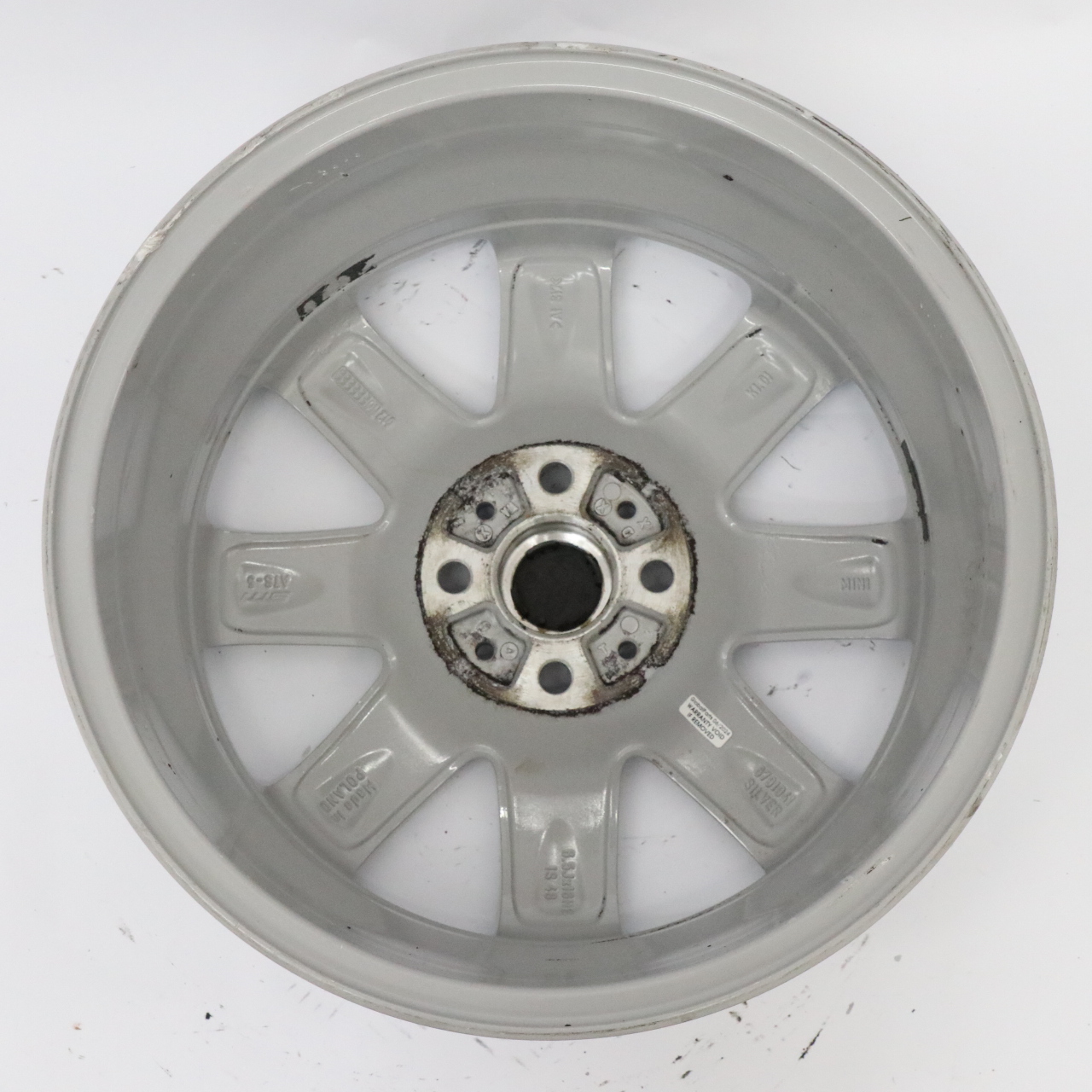 Mini Cooper R55 R56 Silver Wheel Alloy Rim 16" 6,5J ET:48 Rib Spoke 115 6791941