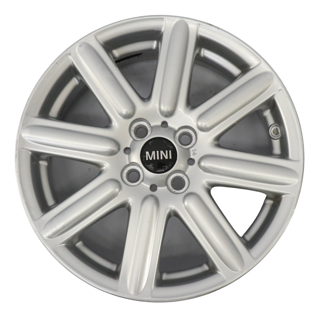 Mini Cooper R55 R56 Silver Wheel Alloy Rim 16" 6,5J ET:48 Rib Spoke 115 6791941