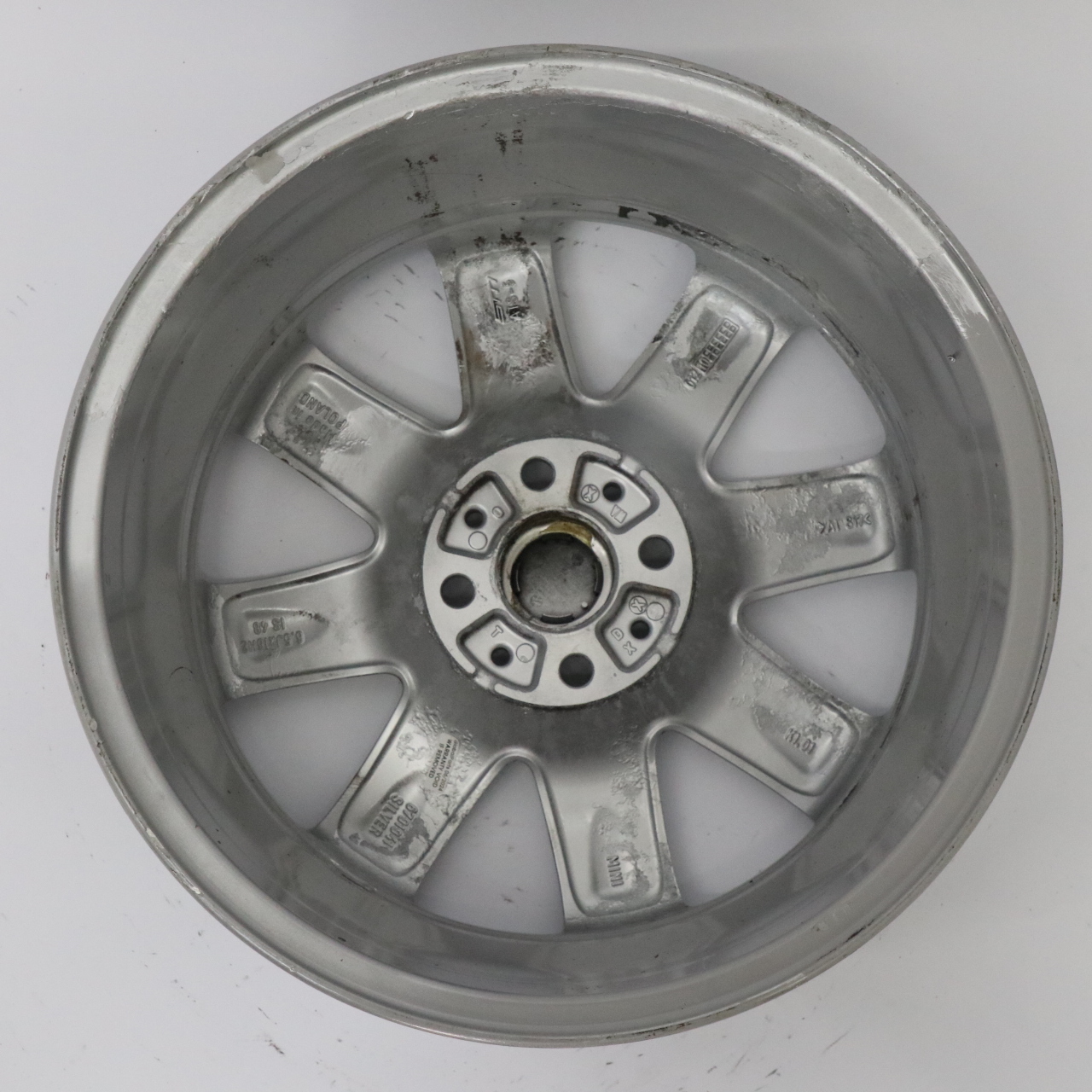 Mini Cooper R55 R56 Silver Wheel Alloy Rim 16" 6,5J ET:48 Rib Spoke 115 6791941