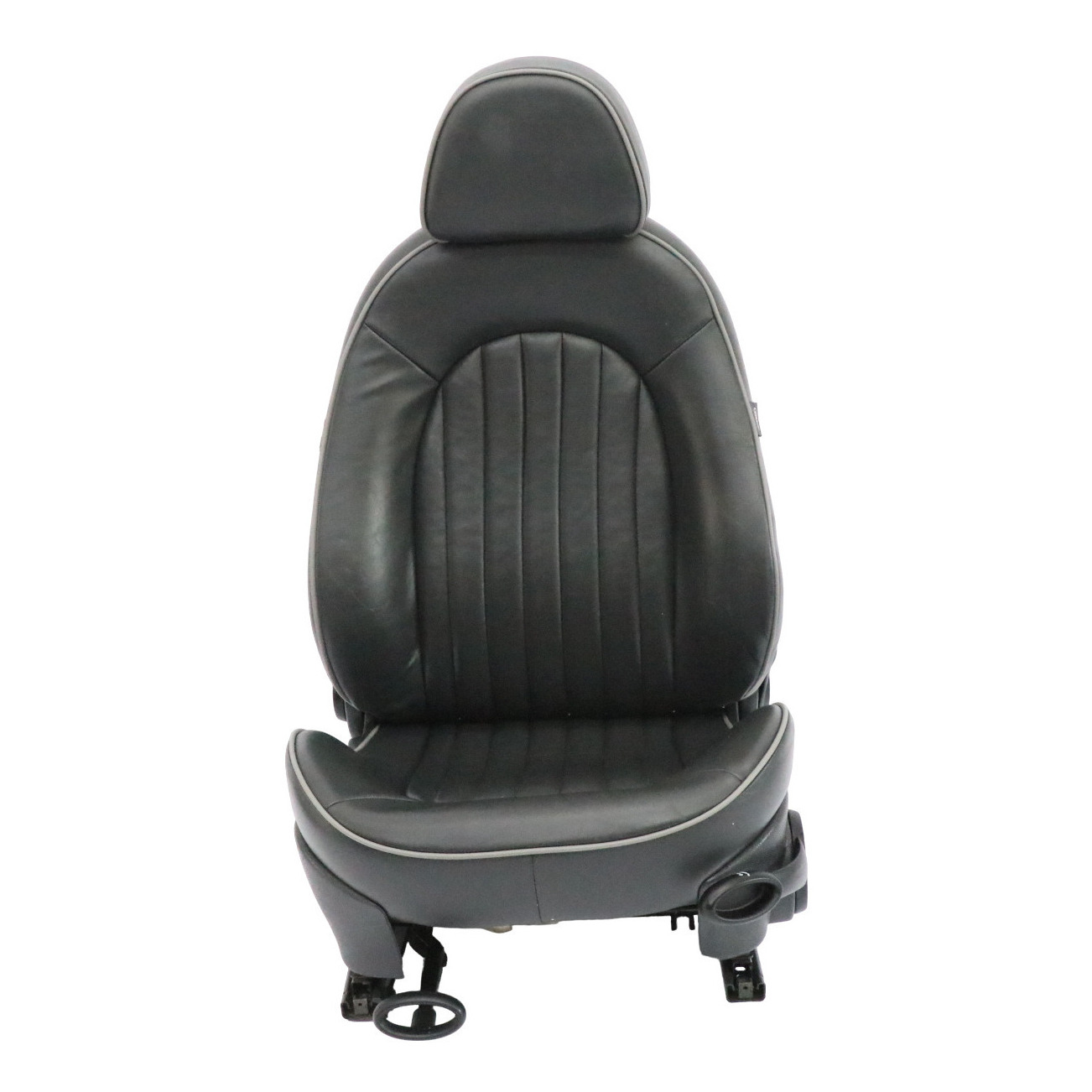 Front Seat Mini R50 R53 Left N/S Leather Sport English Panther Black Park Lane