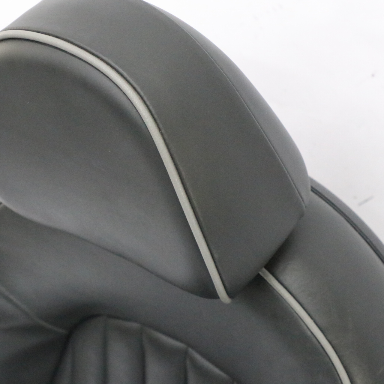 Front Seat Mini R50 R53 Left N/S Leather Sport English Panther Black Park Lane