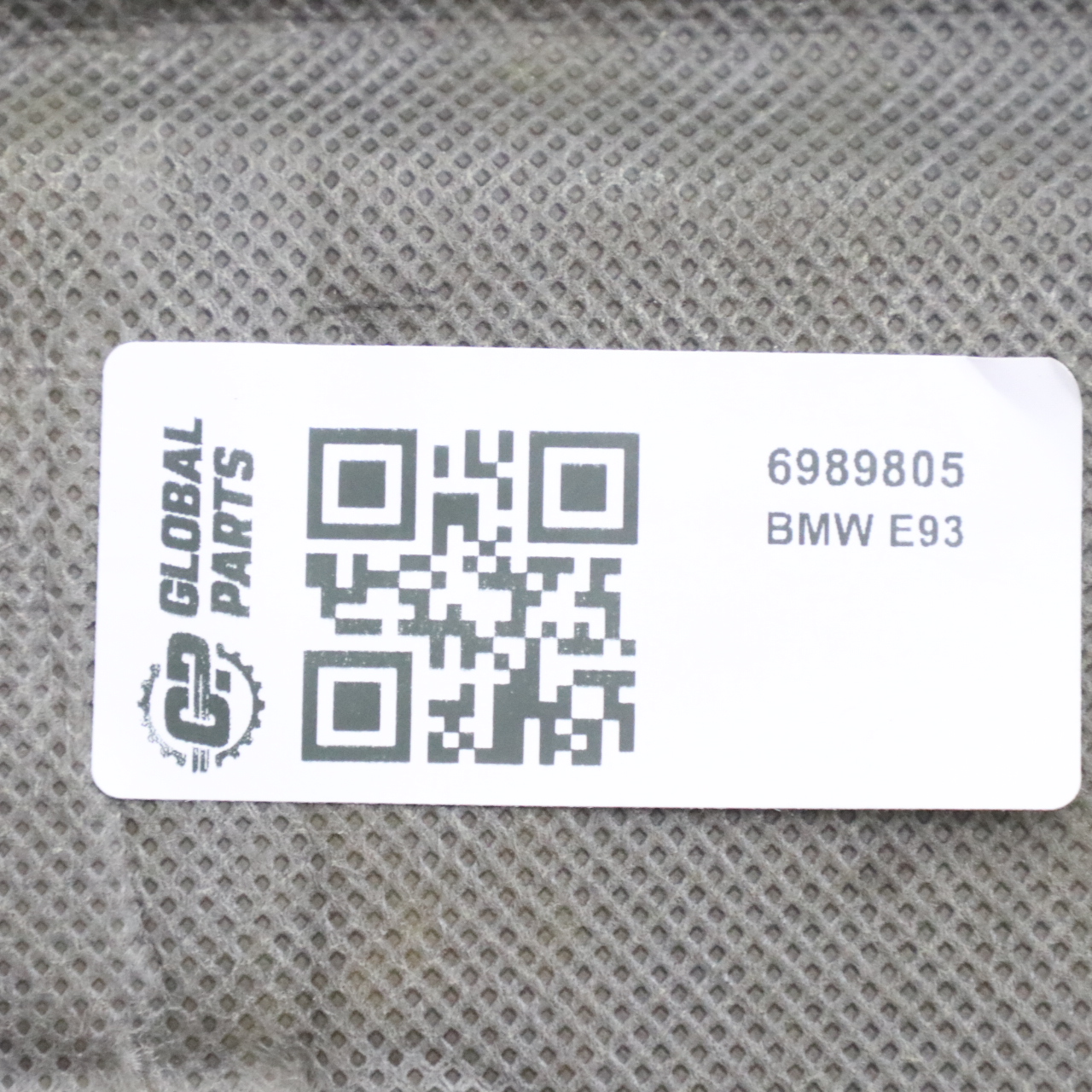 BMW E93 Seat Cover Front Left N/S Grey Leather 6989805