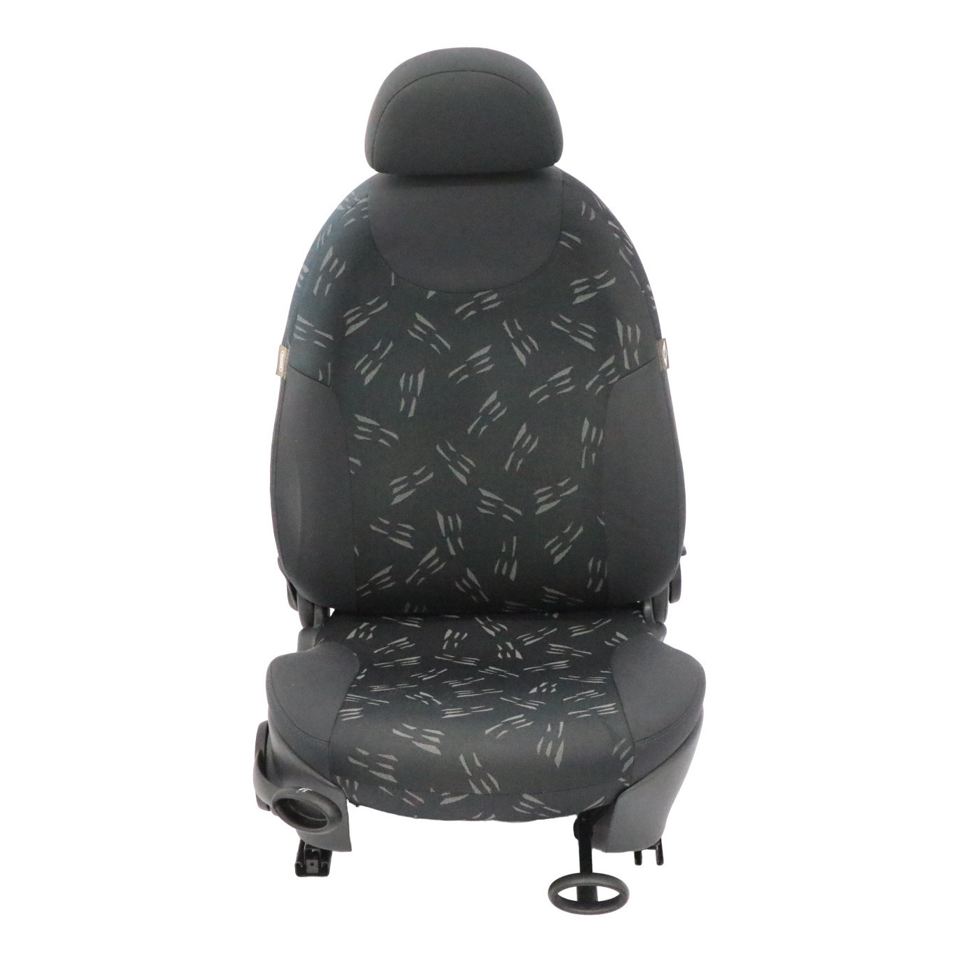 Mini Cooper One R50 Front Right O/S Cloth Fabric Random Seat Panther Black