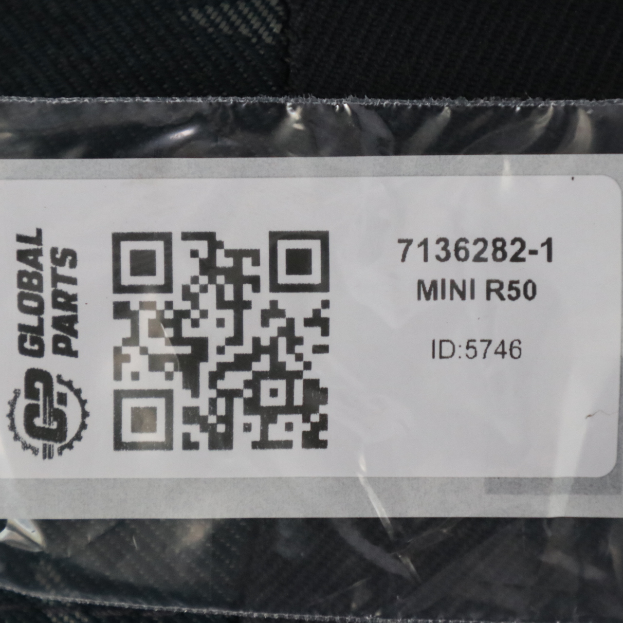 Mini Cooper One R50 Front Right O/S Cloth Fabric Random Seat Panther Black