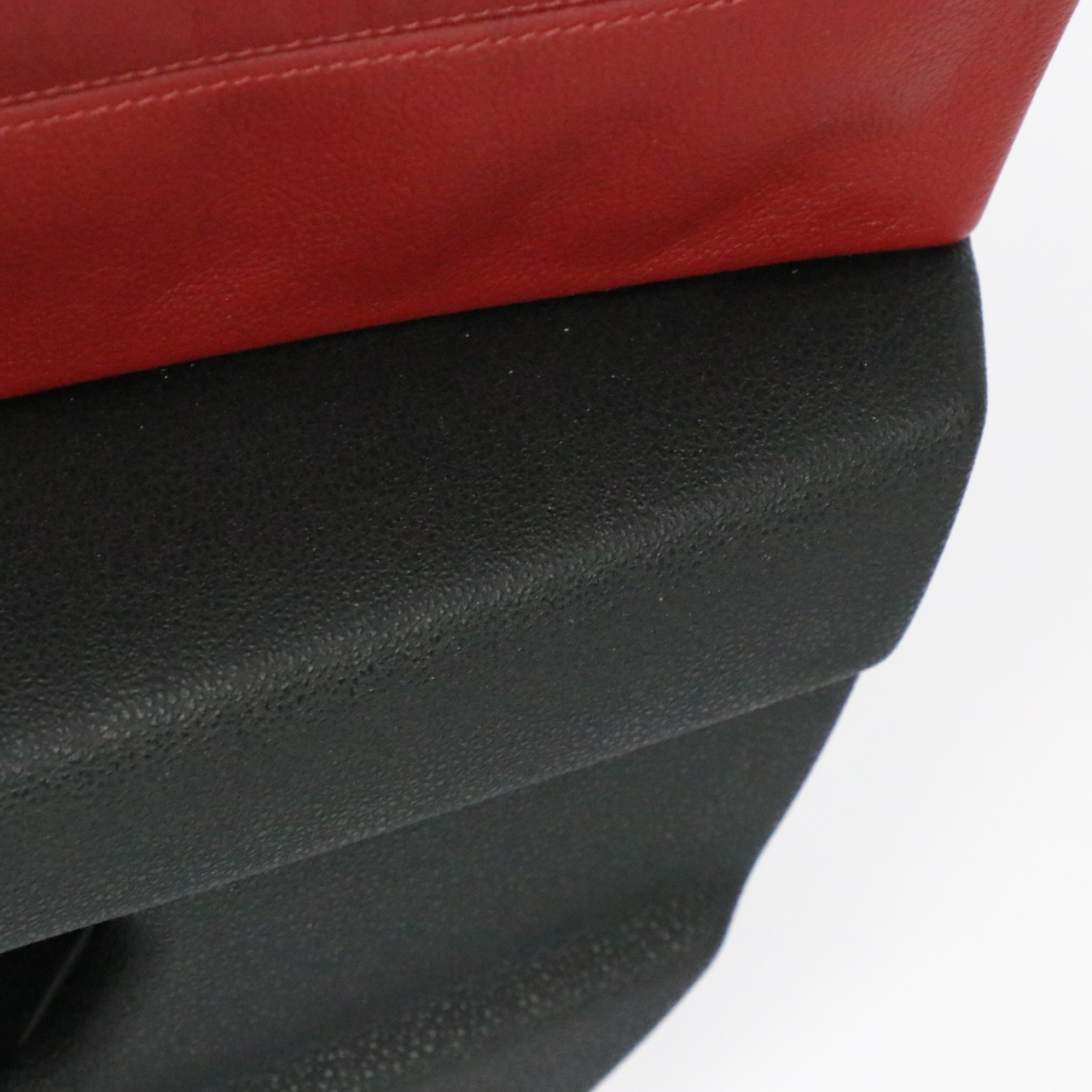 BMW Z4 E85 Door Card Front Right O/S Trim Panel Covering Leather Black Red