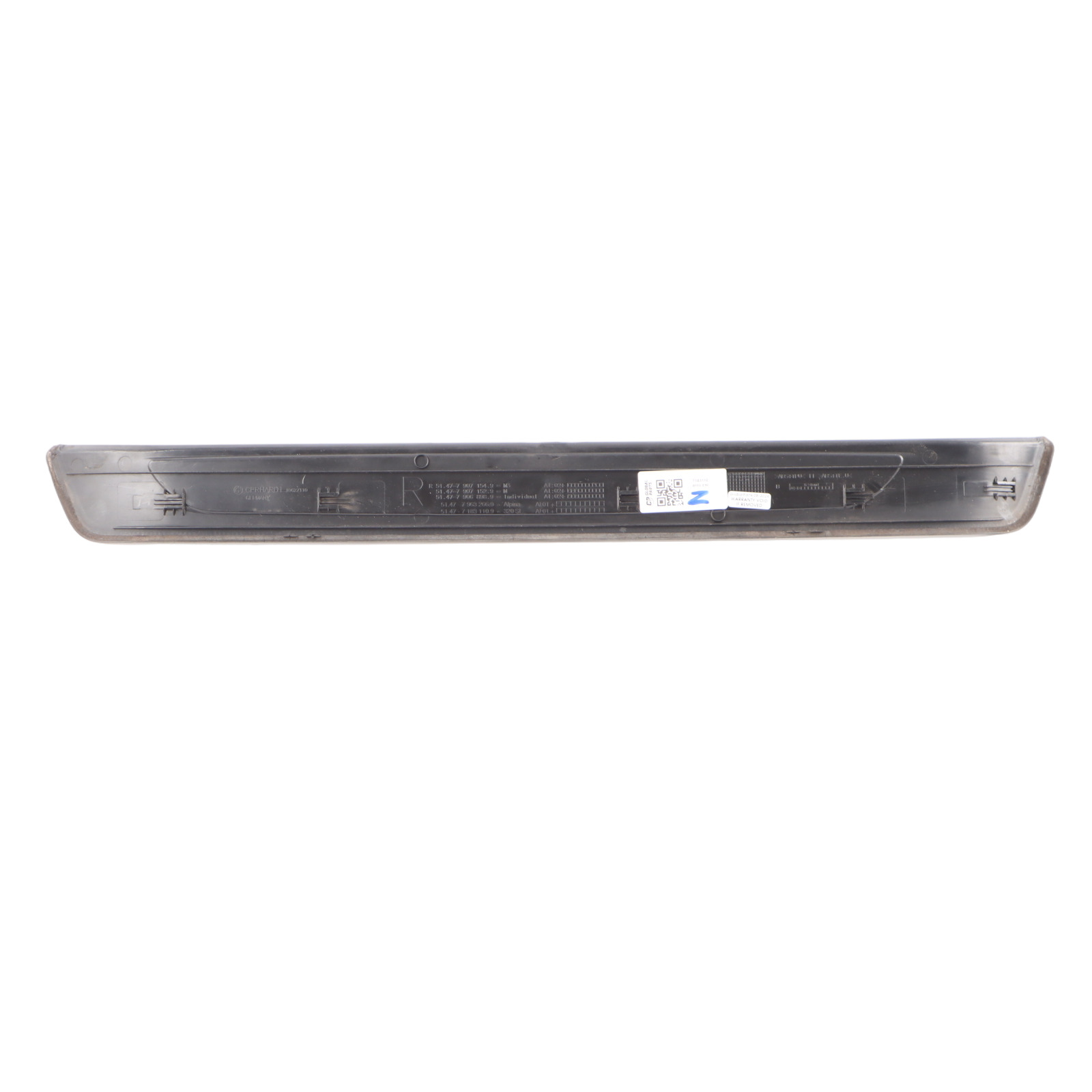 BMW 3 Series E90 Door Entrance Sill Strip Cover 320 Si Front Right O/S