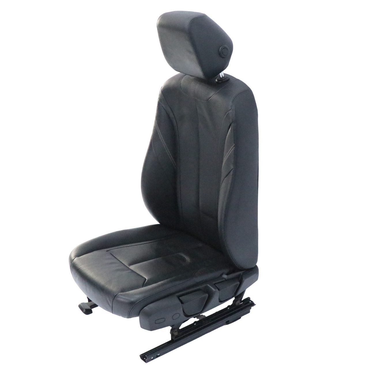 BMW F30 Front Seat Left N/S Interior Leather Dakota Black Exclusive Seam