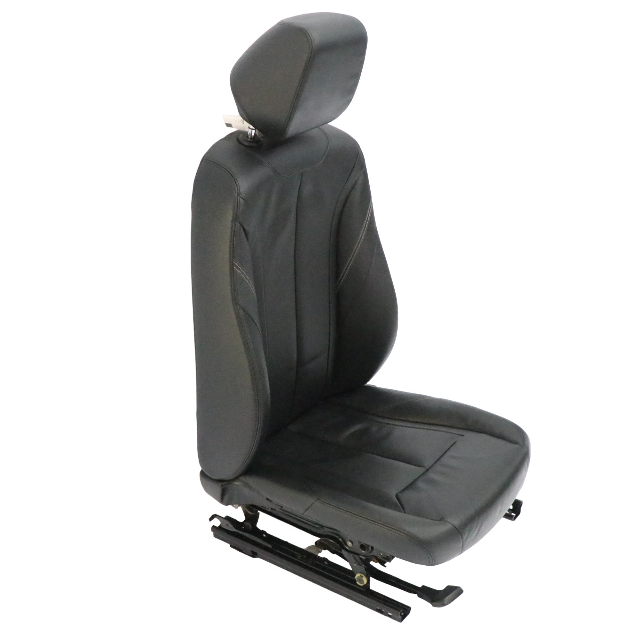 BMW F30 Front Seat Left N/S Interior Leather Dakota Black Exclusive Seam