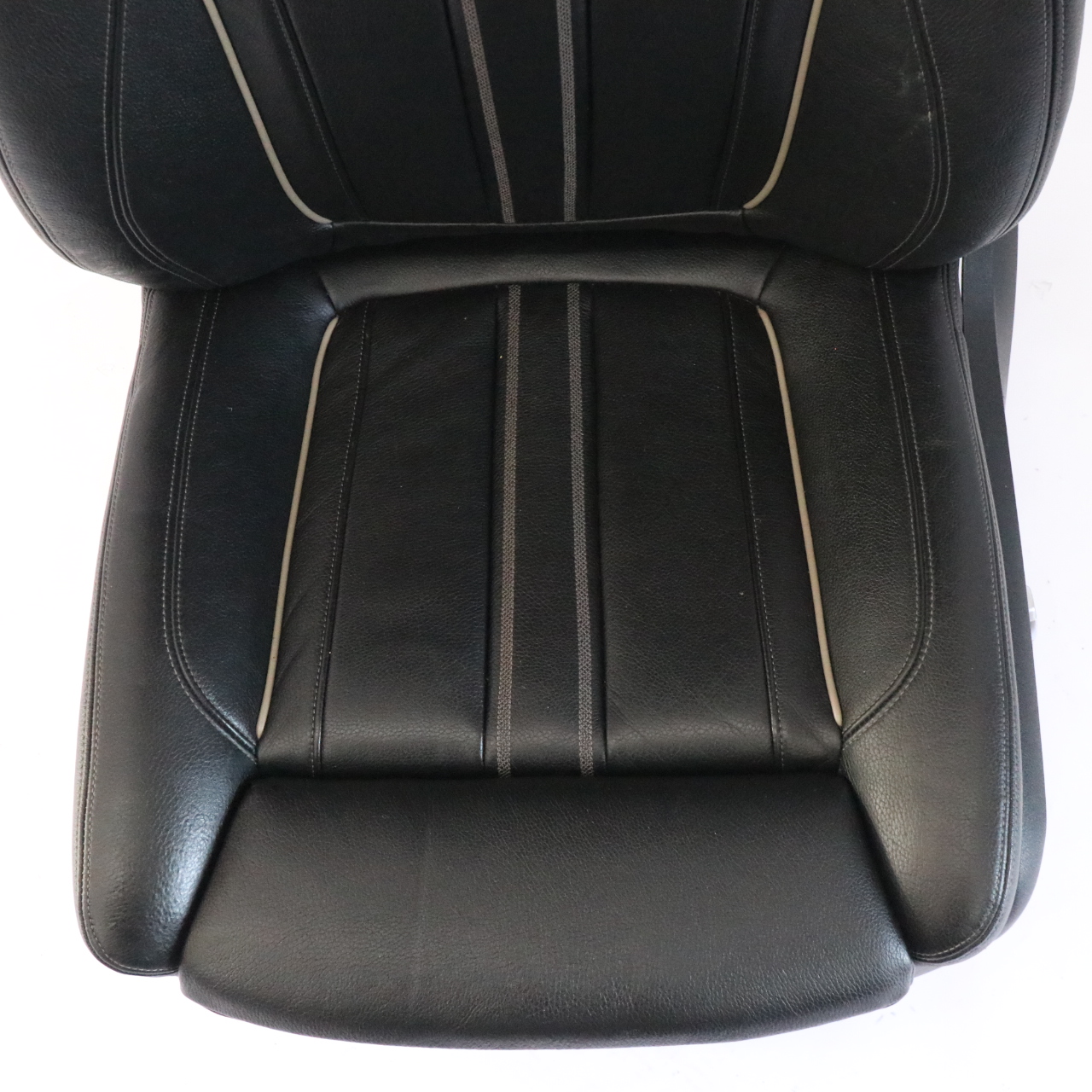 BMW G30 Front Seat Left N/S Memory Heated Leather Dakota Black Exclusive Seam