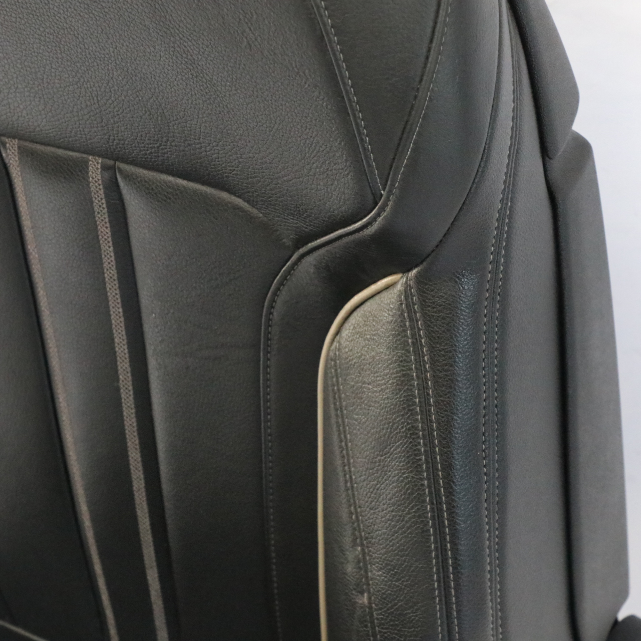 BMW G30 Front Seat Left N/S Memory Heated Leather Dakota Black Exclusive Seam