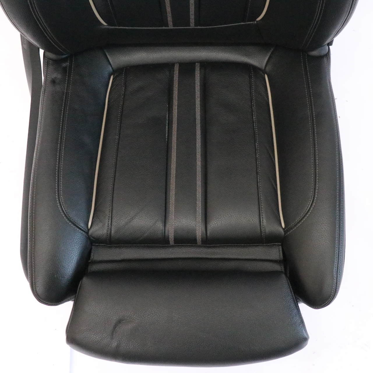 BMW G30 Front Seat Right O/S Memory Heated Leather Dakota Black Exclusive Seam