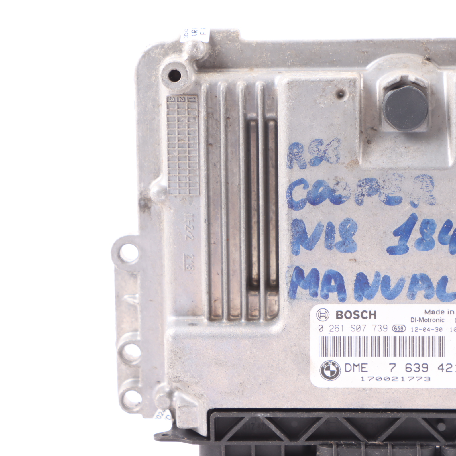 Mini Cooper S R56 LCI R60 N18 184HP Engine ECU Control Unit DME 7639421 Manual