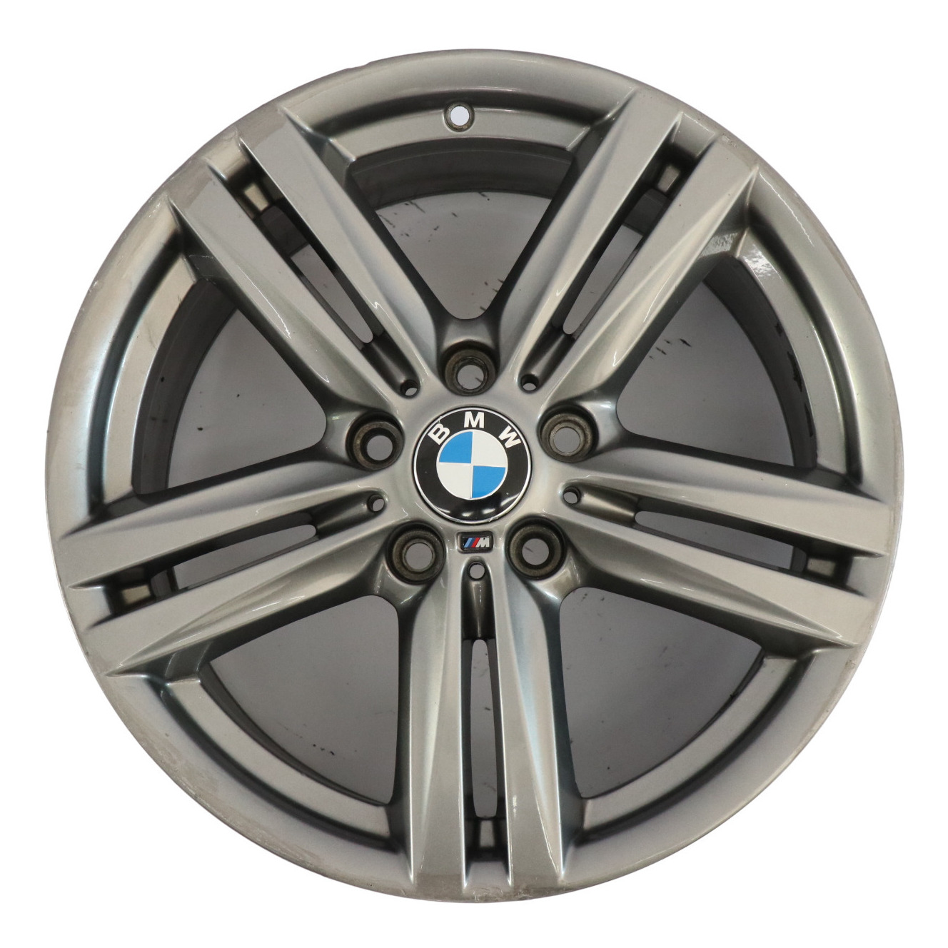 BMW F20 Rear Alloy Wheel Rim Ferricgrey 18" 8J ET:52 7845853 M Star Spoke 386