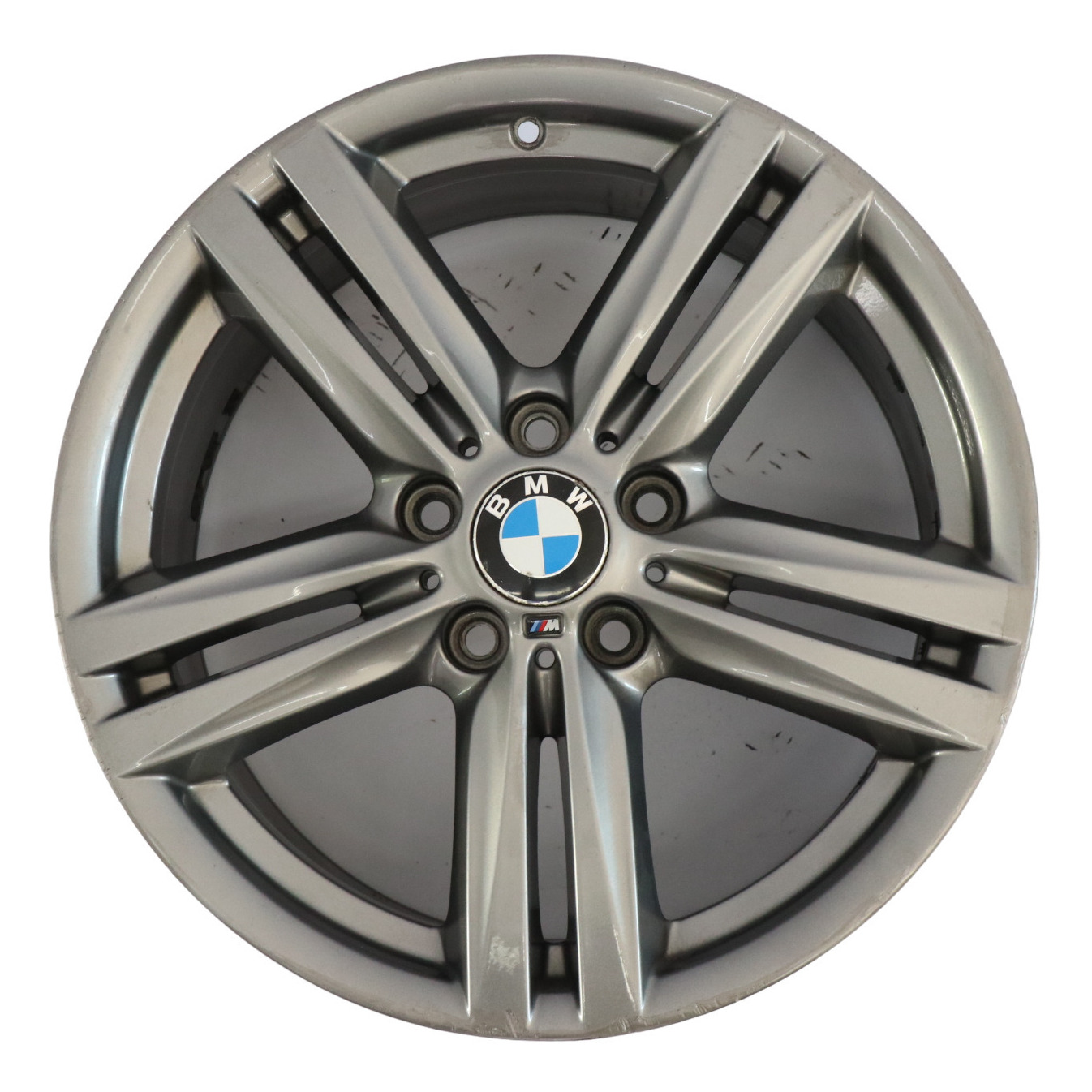 BMW F20 Rear Alloy Wheel Rim Ferric Grey 18" 8J ET:52 7845853 M Star Spoke 386