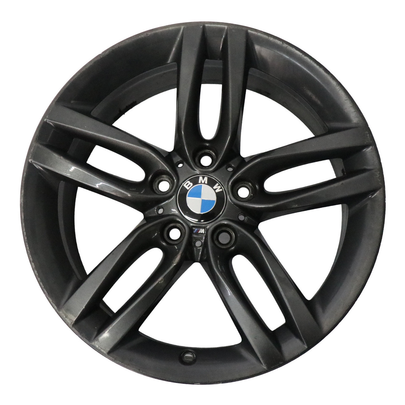 BMW F20 F21 Ferricgrey Rear Alloy Wheel Rim 18" 8J ET:52 M Double Spoke 461