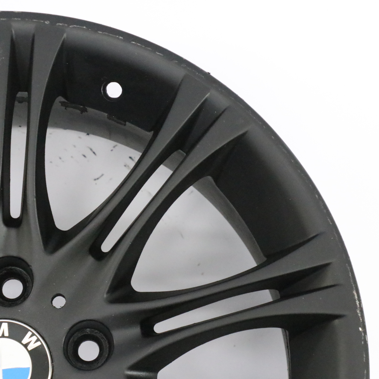 BMW E46 Z4 E85 Black Front Alloy Wheel Rim 18" 8J ET:47 M Double Spoke 135 VIA