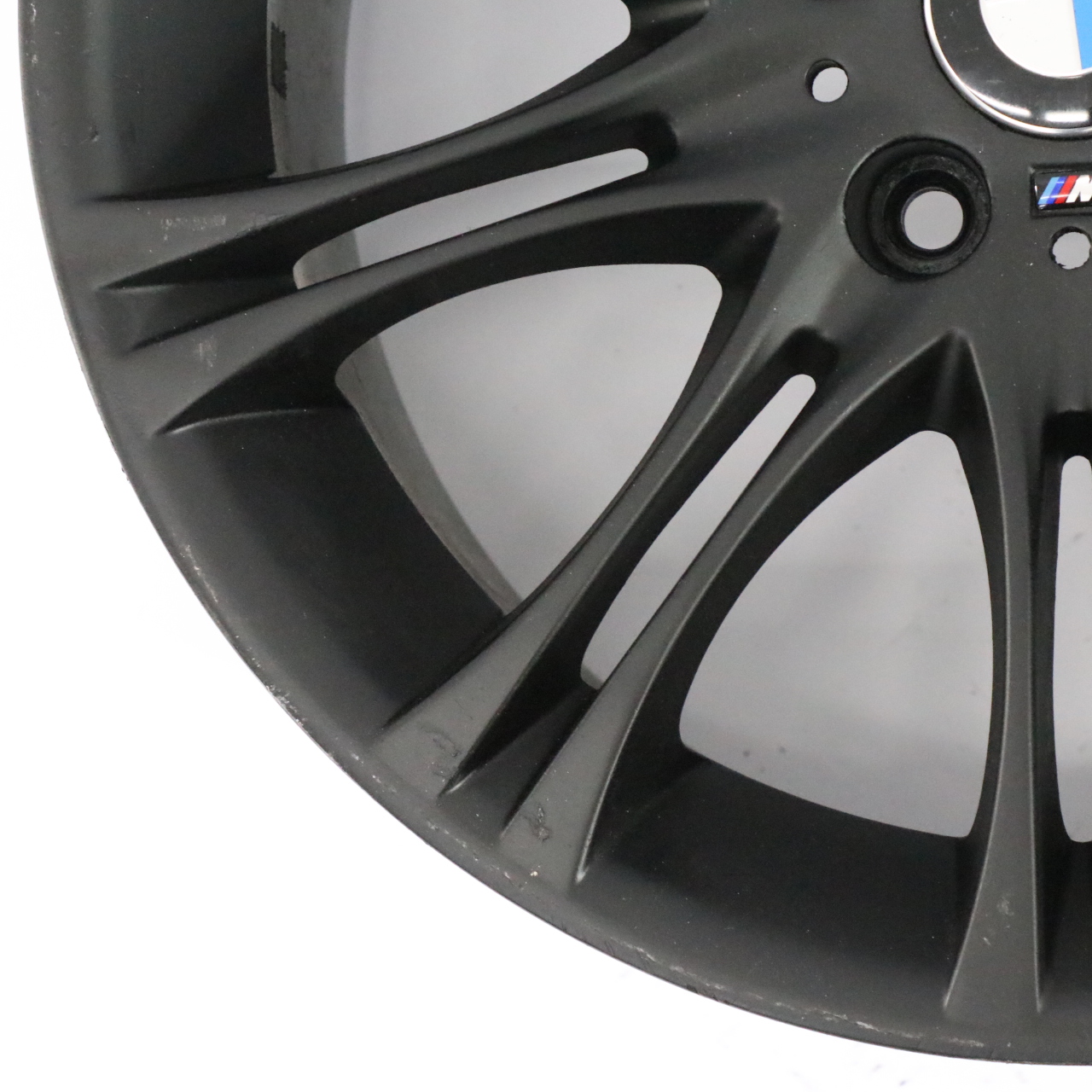 BMW E46 Z4 E85 Black Front Alloy Wheel Rim 18" 8J ET:47 M Double Spoke 135 VIA